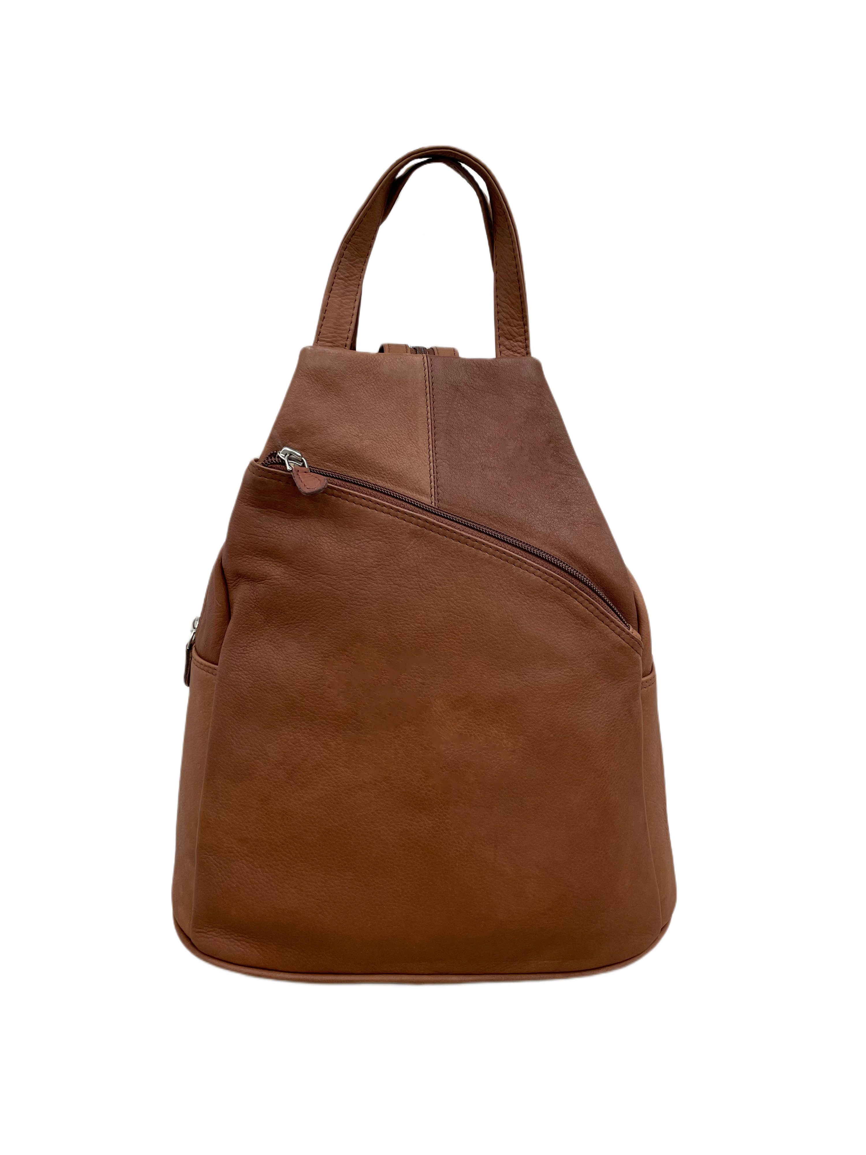 Cinino Cityrucksack Palina, Sicherheitsrucksack Lederrucksack Stadtrucksack