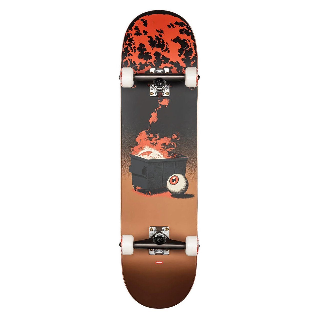 Globe Skateboard On The Brink 8.25' (dumpster fire)