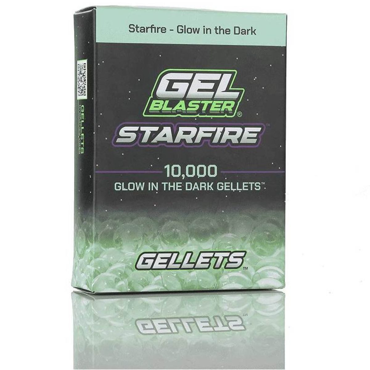 Gel Blaster Blaster Gellets Munition Starfire Glow in the Dark 10K (10.000 Gellets), Gelkugeln Munitionspack Nachfüllpack Gel Gun Kugeln 10.000 Schuss