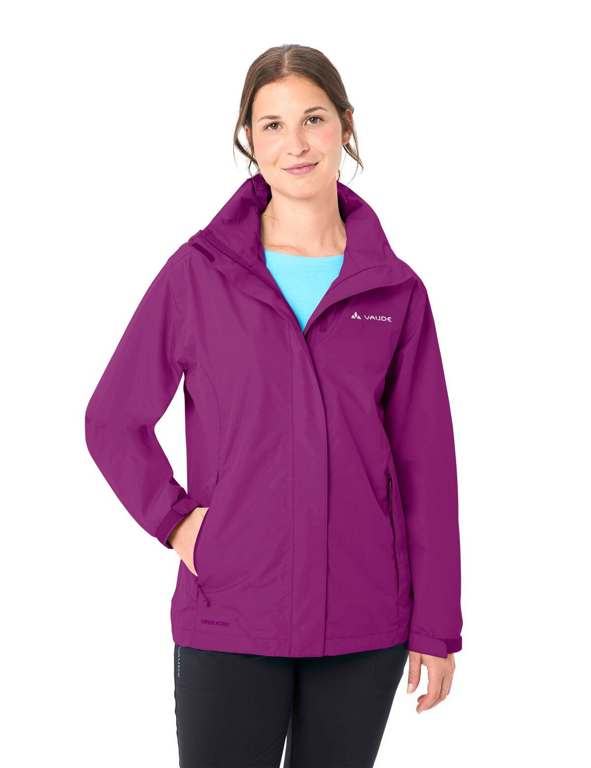 VAUDE Regenjacke Women's Escape Light Jacket für Wandern und Trekking, atmungsaktives Material, wasserdicht