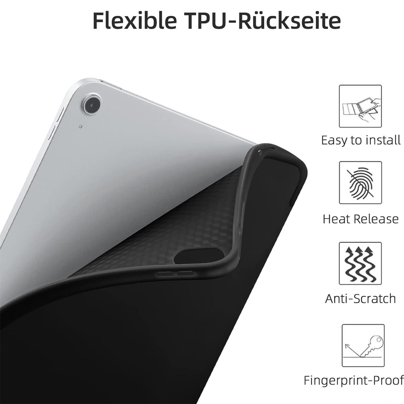 CoolGadget Tablet-Hülle Smart Cover für Apple iPad Mini 6, Schutz Tasche aufstellbar mit Stift Halter für iPad Mini 6