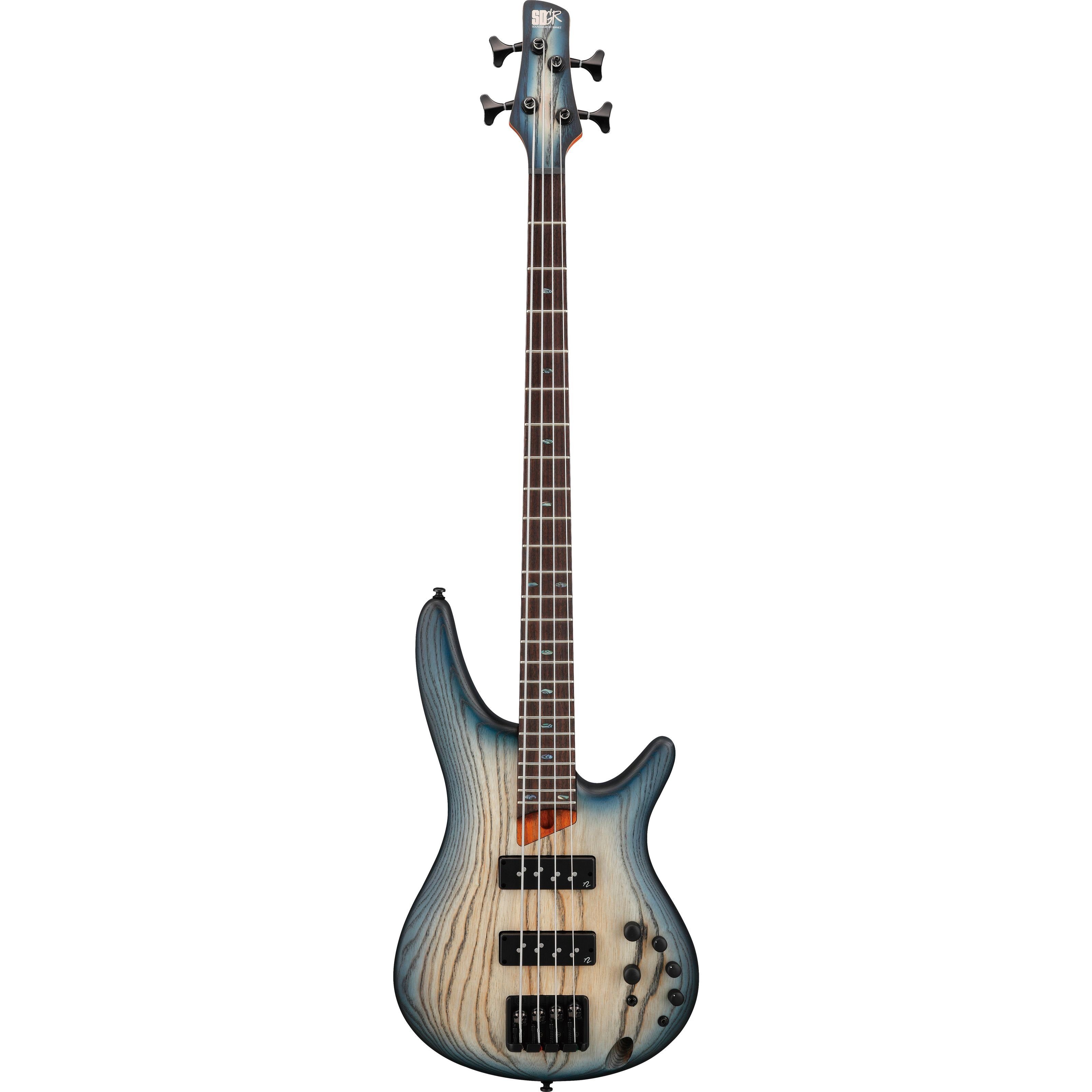 Ibanez E-Bass, E-Bässe, 4-Saiter E-Bässe, Standard SR600E-CTF Cosmic Blue Starburst Flat - E-Bass