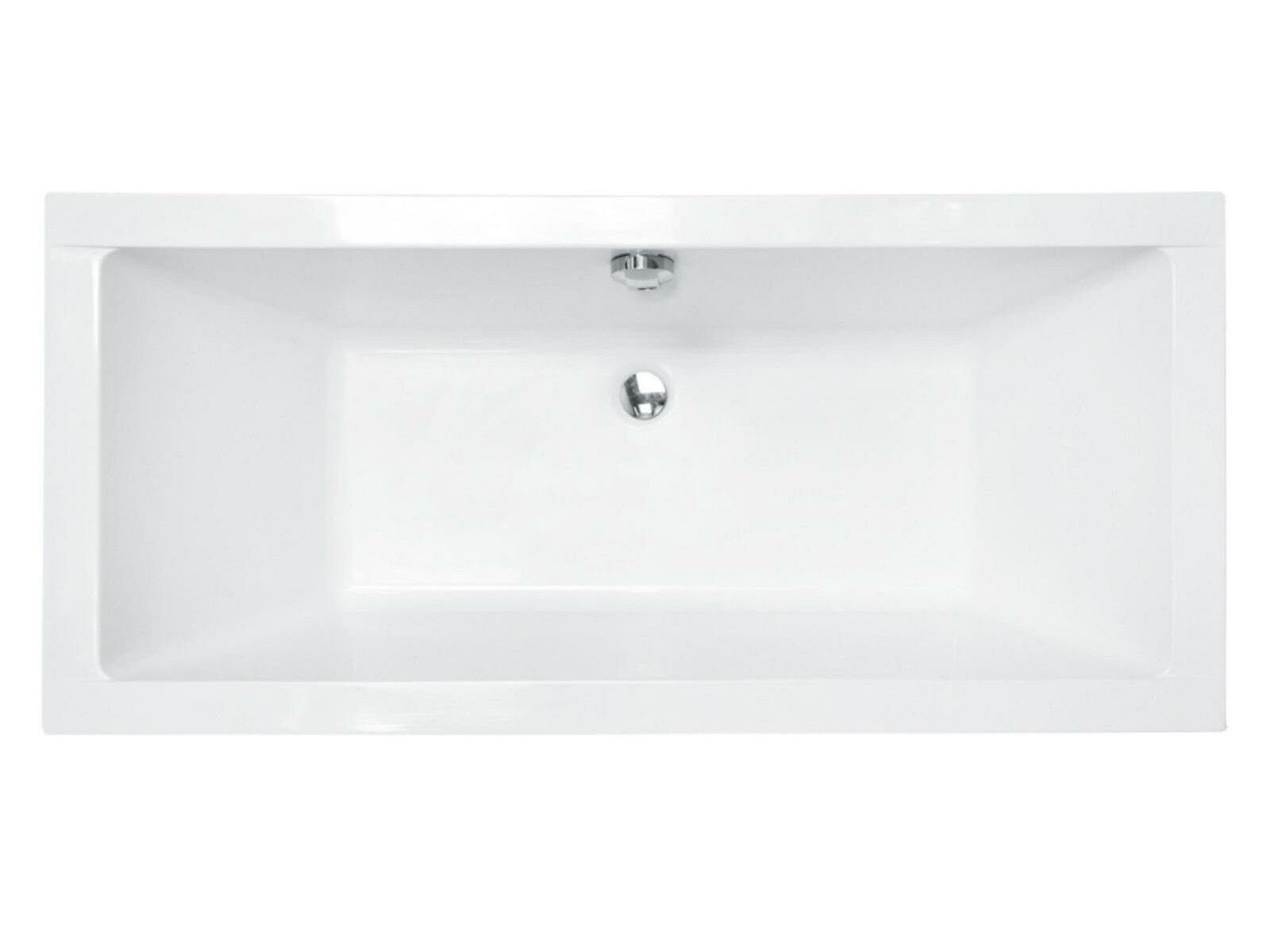Xlmoebel Badewanne Rechteckige Eckwanne in Weiß aus hochwertigem Material, (1-tlg), Hergestellt in Europa