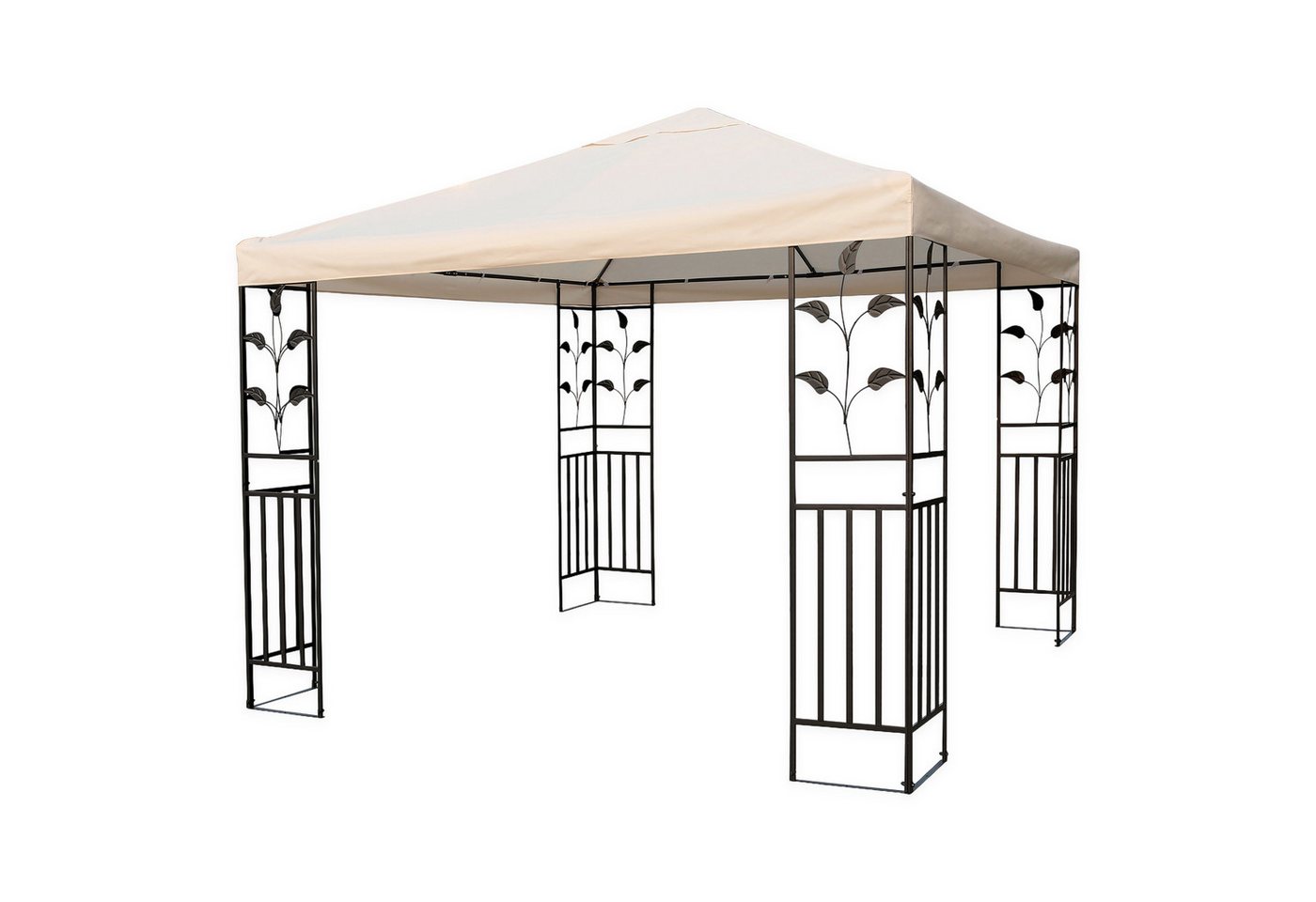 Spetebo Pavillon-Ersatzdach Ersatzdach mit PVC-Beschichtung - beige, (Stück, Ersatzdach), PVC Pavillondach wasserdicht