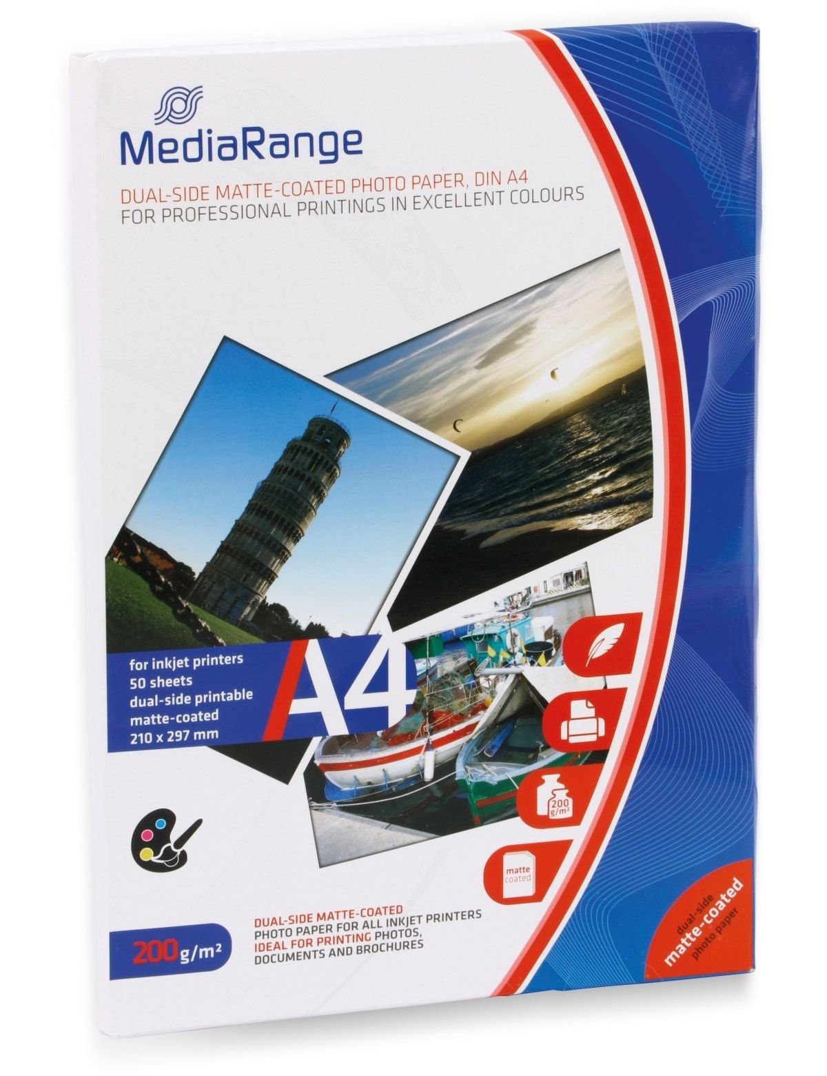 Mediarange MEDIARANGE Фотопапір DIN A4, 200 g/m², matt Tintenstrahldrucker