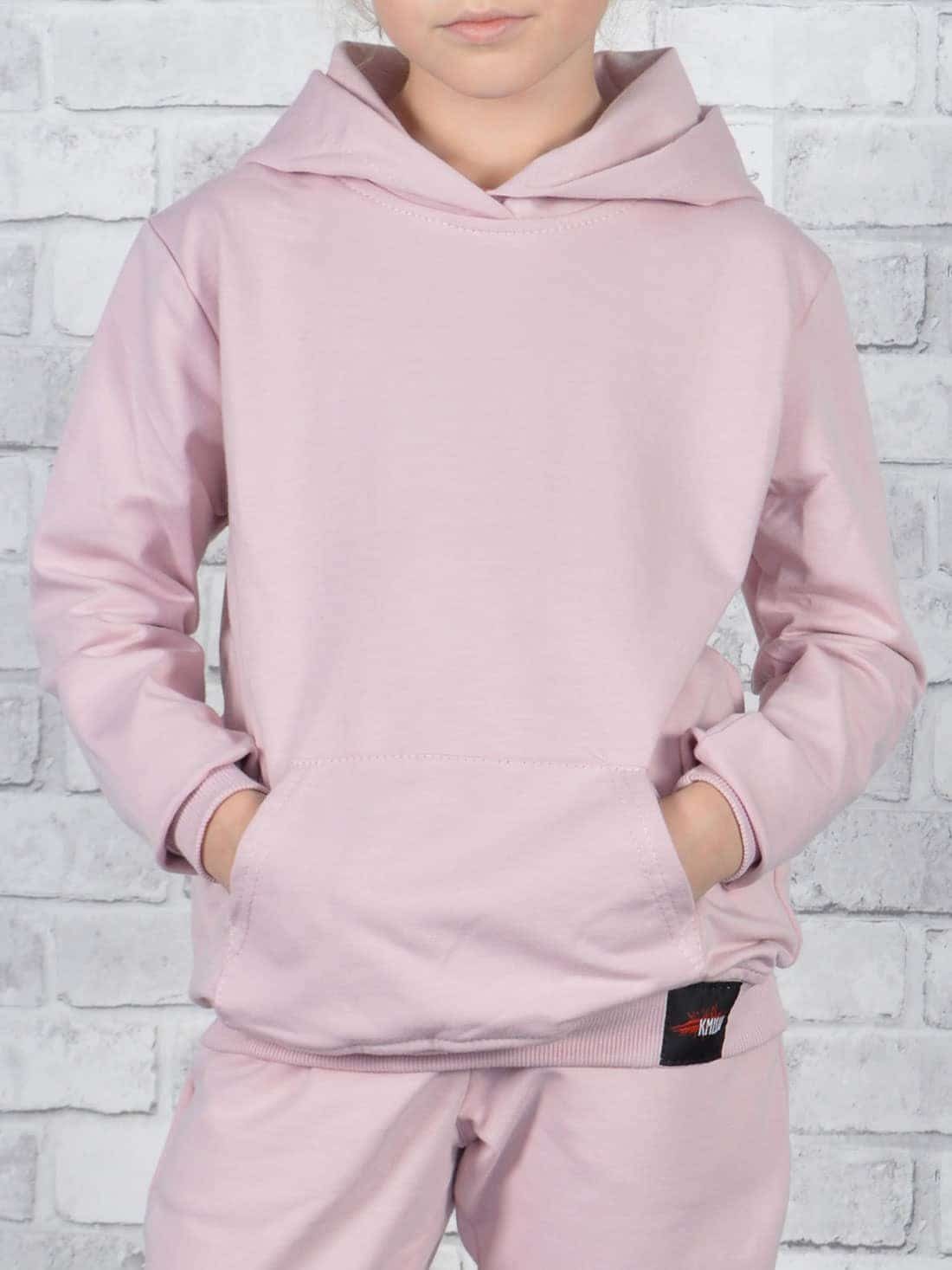 KMISSO Hoodie Mädchen Kapuzen Pullover (1-tlg) Kapuze mit Kängurutasche