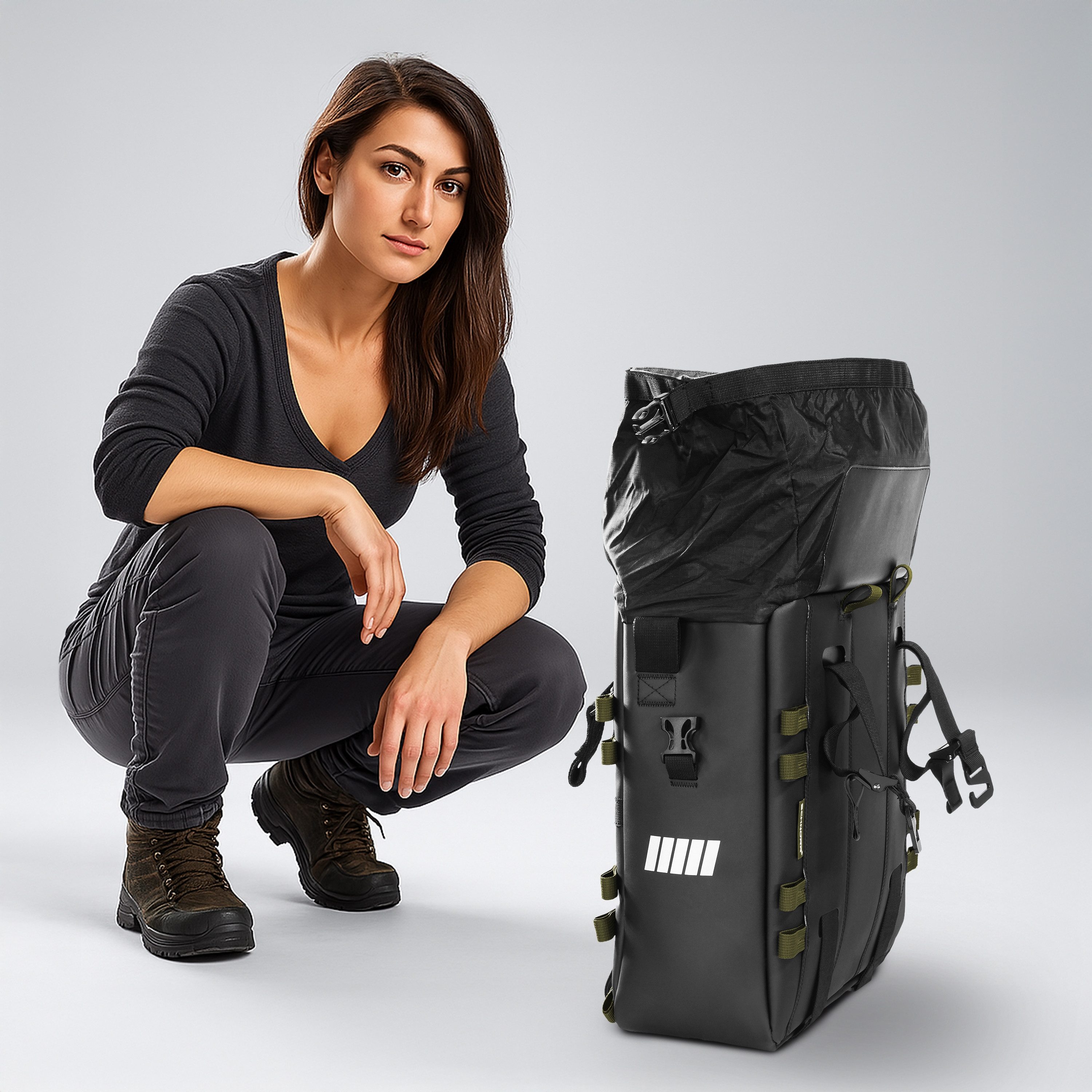 SCHNORR Gepäckträgertasche Motorrad-Satteltasche / Seitentasche - SCHNORR SC-22 - 22L Softcase