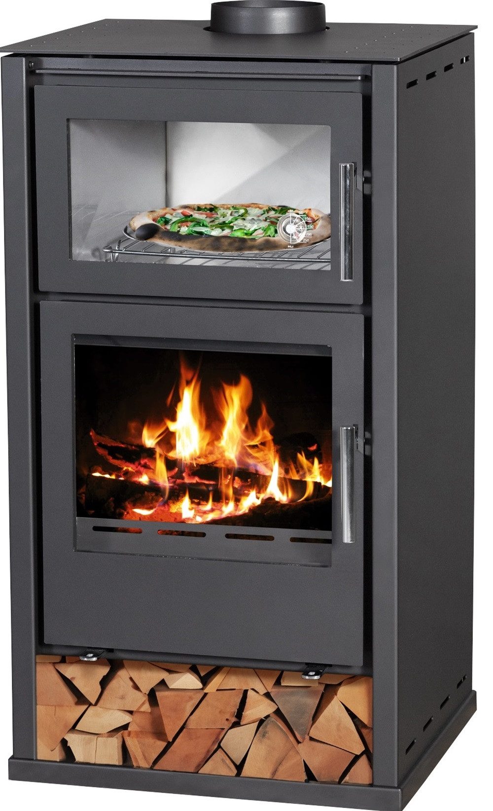 Victoria 05 Kaminofen Victoria Regina F mit Backfach + ext. Zuluft, 8,65 kW günstig online kaufen