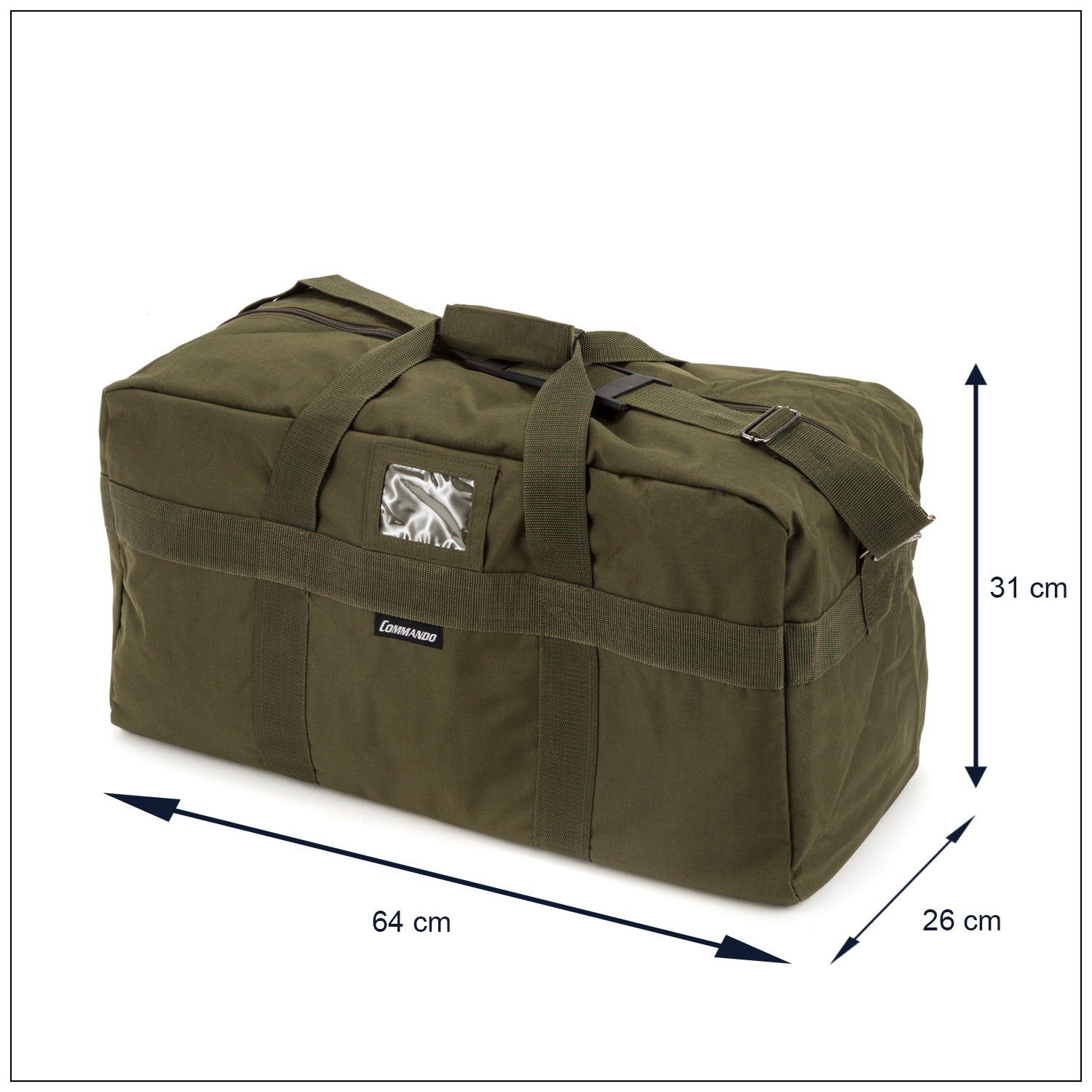 Commando-Industries Sporttasche US Army Airforce L 57 Einsatztasche Oliv Bag