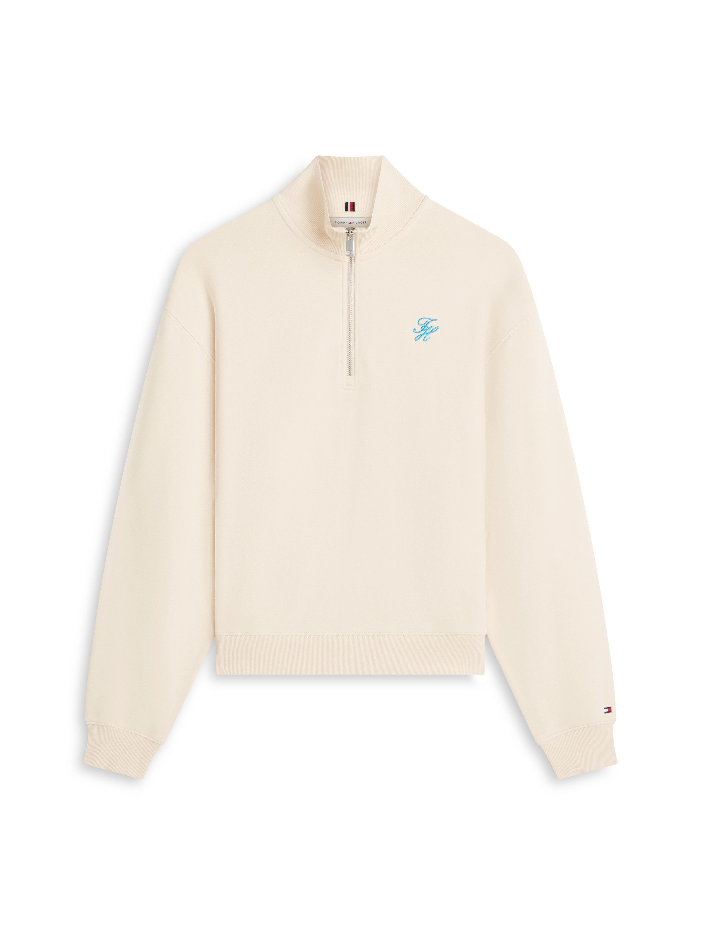 Sweatshirt TH SCRIPT REG HALF-ZIP