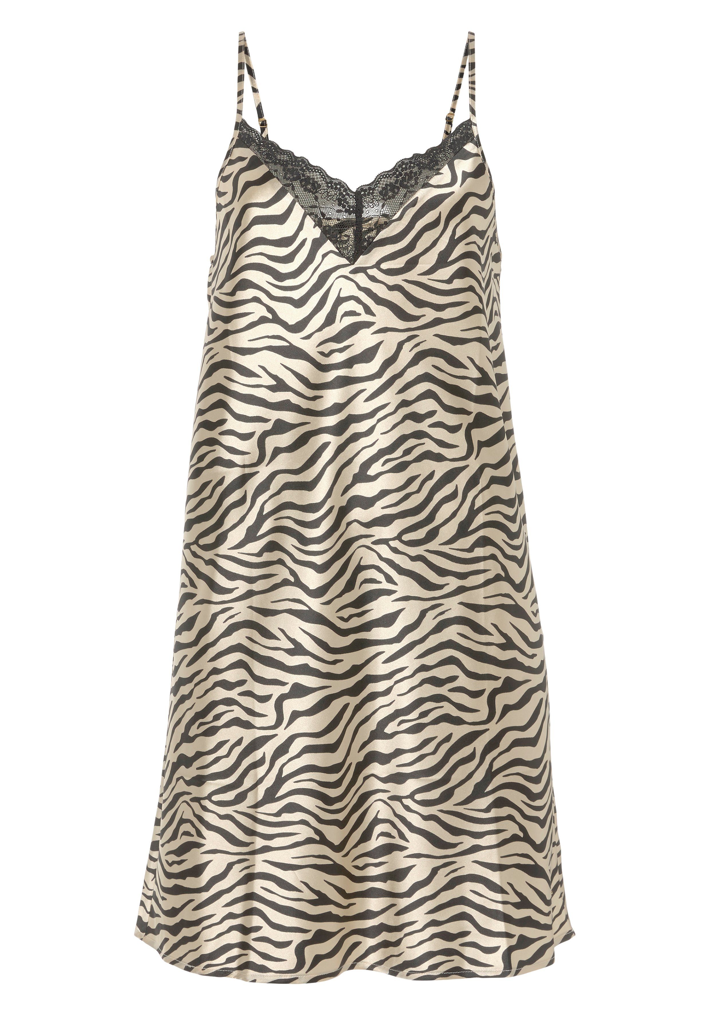 Buffalo Negligé mit schönem Animal-Print und Spitzeneinsätzen. € 39,99