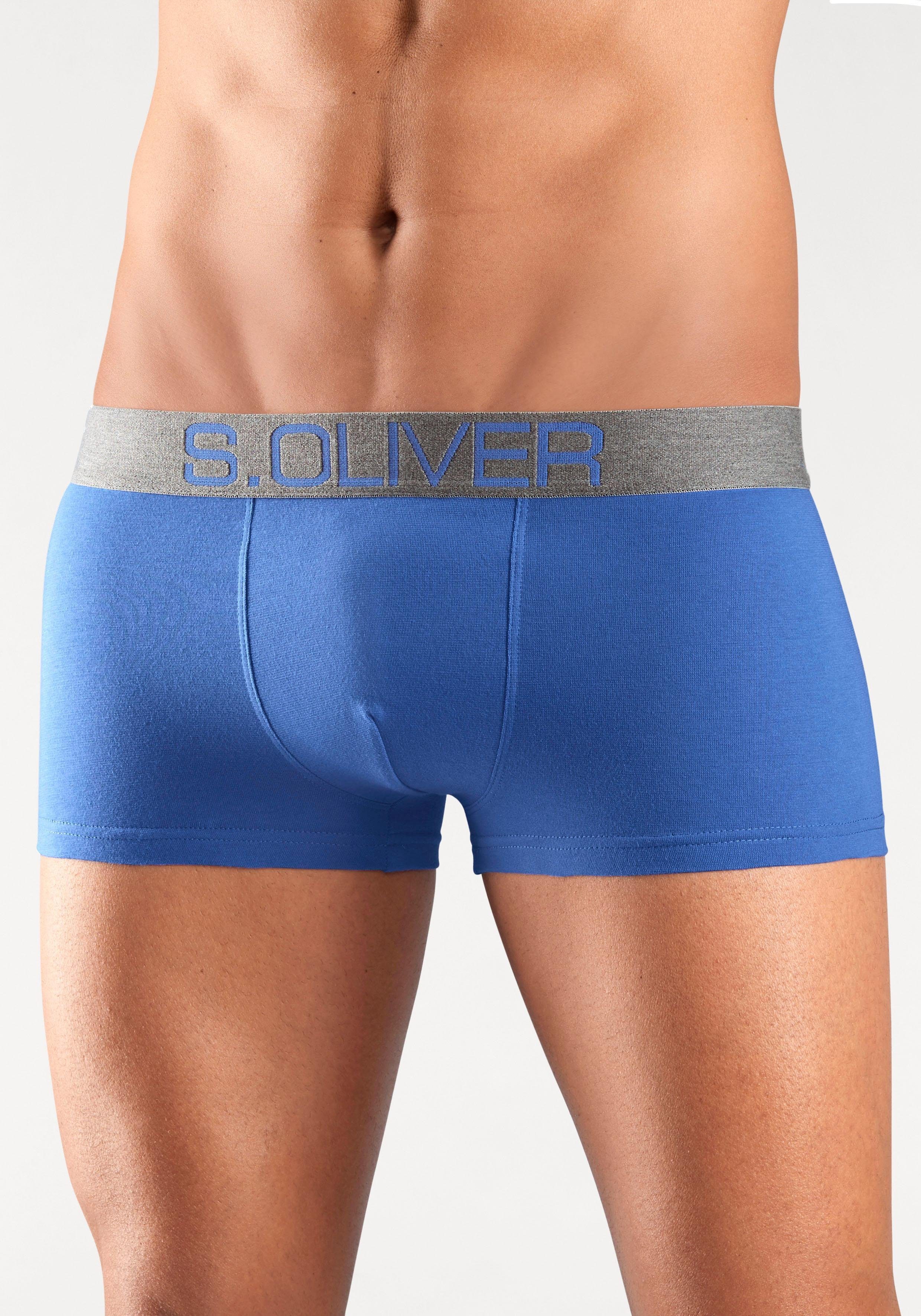 s.Oliver Hipster (Packung, 4-St) knapp sitzende Boxershorts für Herren aus Baumwoll-Mix