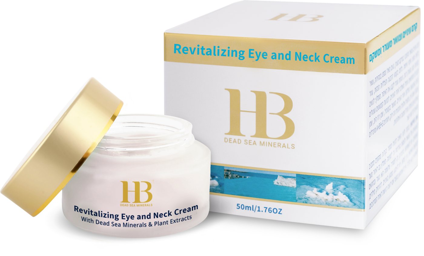 H.B. Dead Sea Minerals Anti-Aging-Augencreme Health&Beauty Anti-Aging Augen- & Halscreme mit Hyaluron 50ml