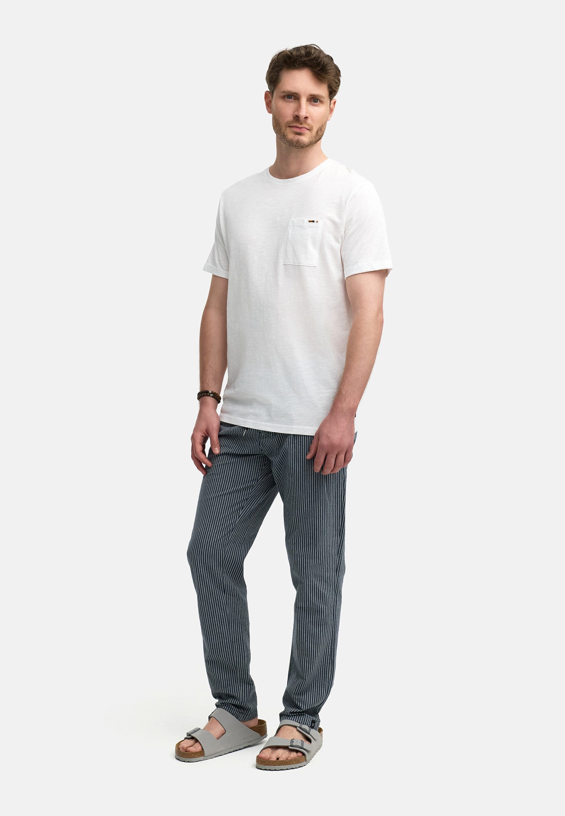 Indicode Stoffhose Herren INWebb Herrenhose Freizeithose Männer aus Seersucker-Gewebe für eine optimale Luftzirkulation