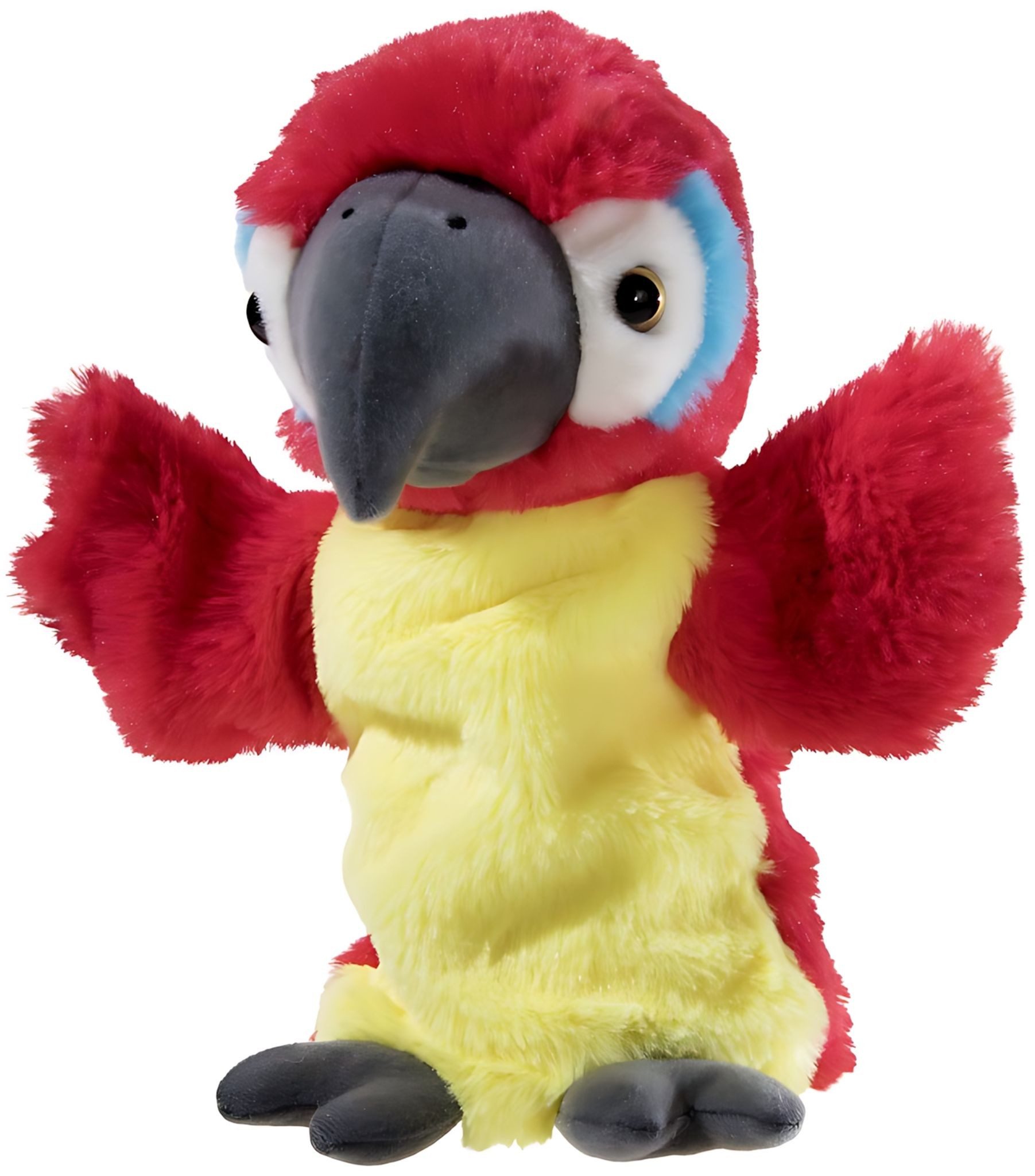 Heunec® Plüschfigur Heunec HANDSPIELPUPPE Papagei Größe 25 cm