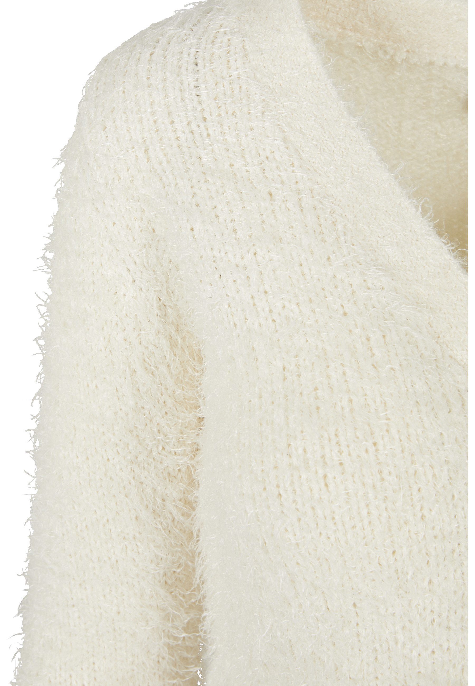 URBAN CLASSICS Cardigan Urban Classics Damen Ladies Cropped Feather Cardigan (1-tlg)