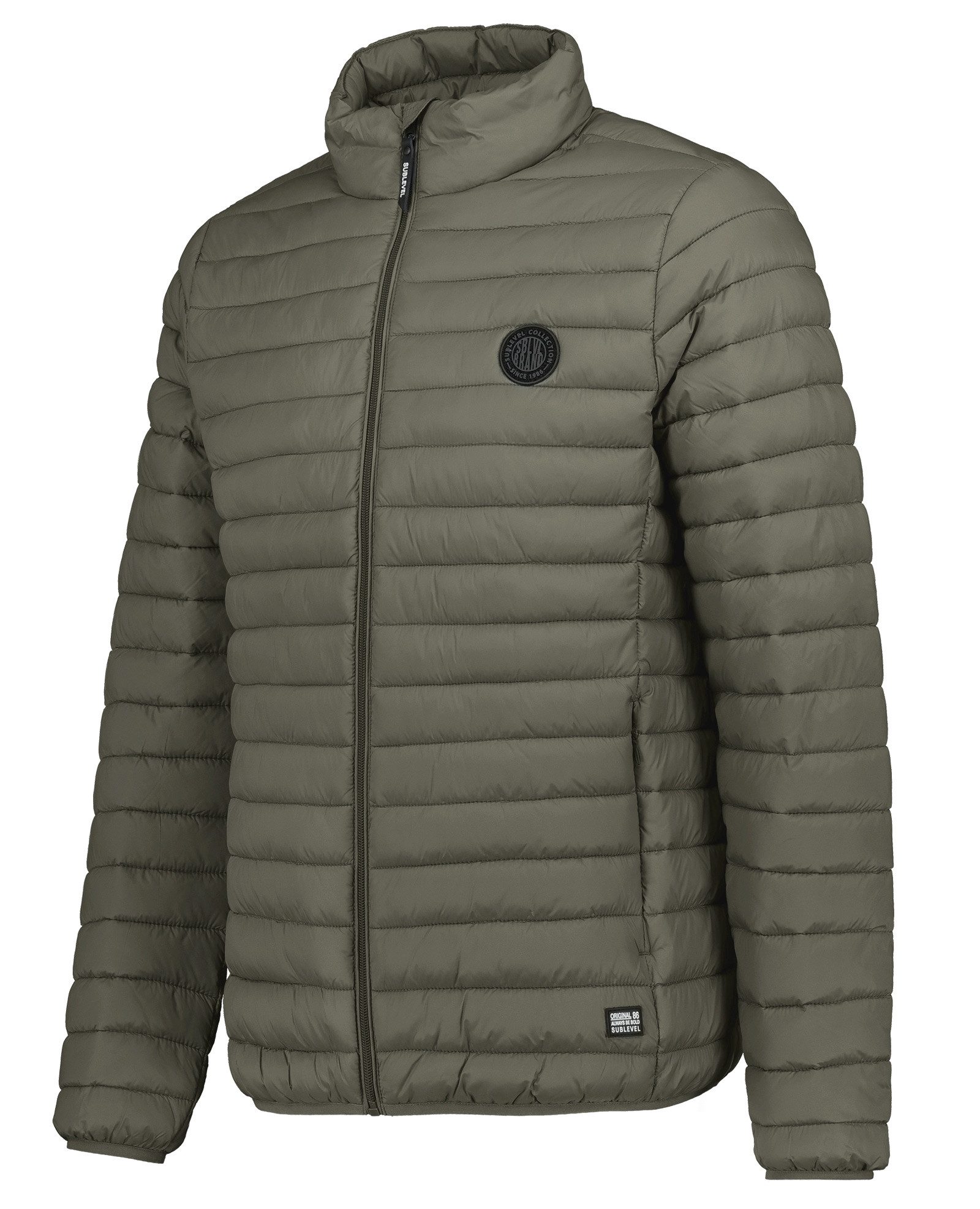 SUBLEVEL Steppjacke Herren Leichte Übergangsjacke Jacke Herbst Winter Warm S-XXL