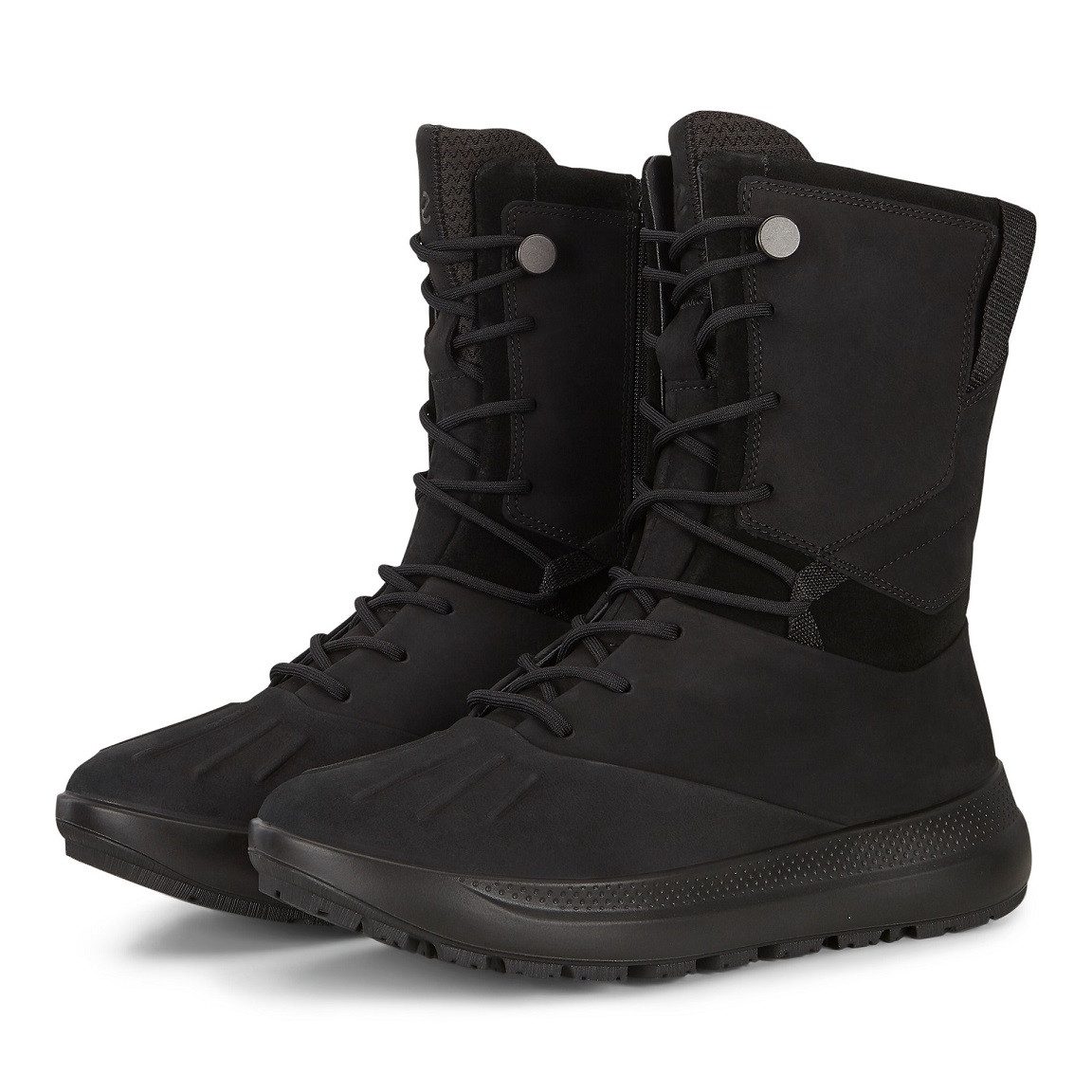 Ecco Solice High (Yabuck Yak-Leder) schwarz Damen Winterstiefel günstig online kaufen