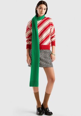 United Colors of Benetton Strickpullover mit diagonalem Streifenmuster