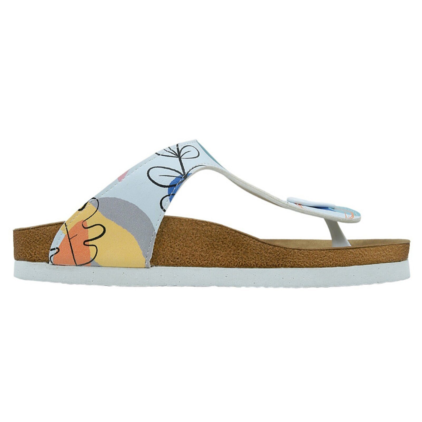 DOGO Lila Zehentrenner No More Drama Damen Sandalen, Lila Zehentrenner Handgefertigt