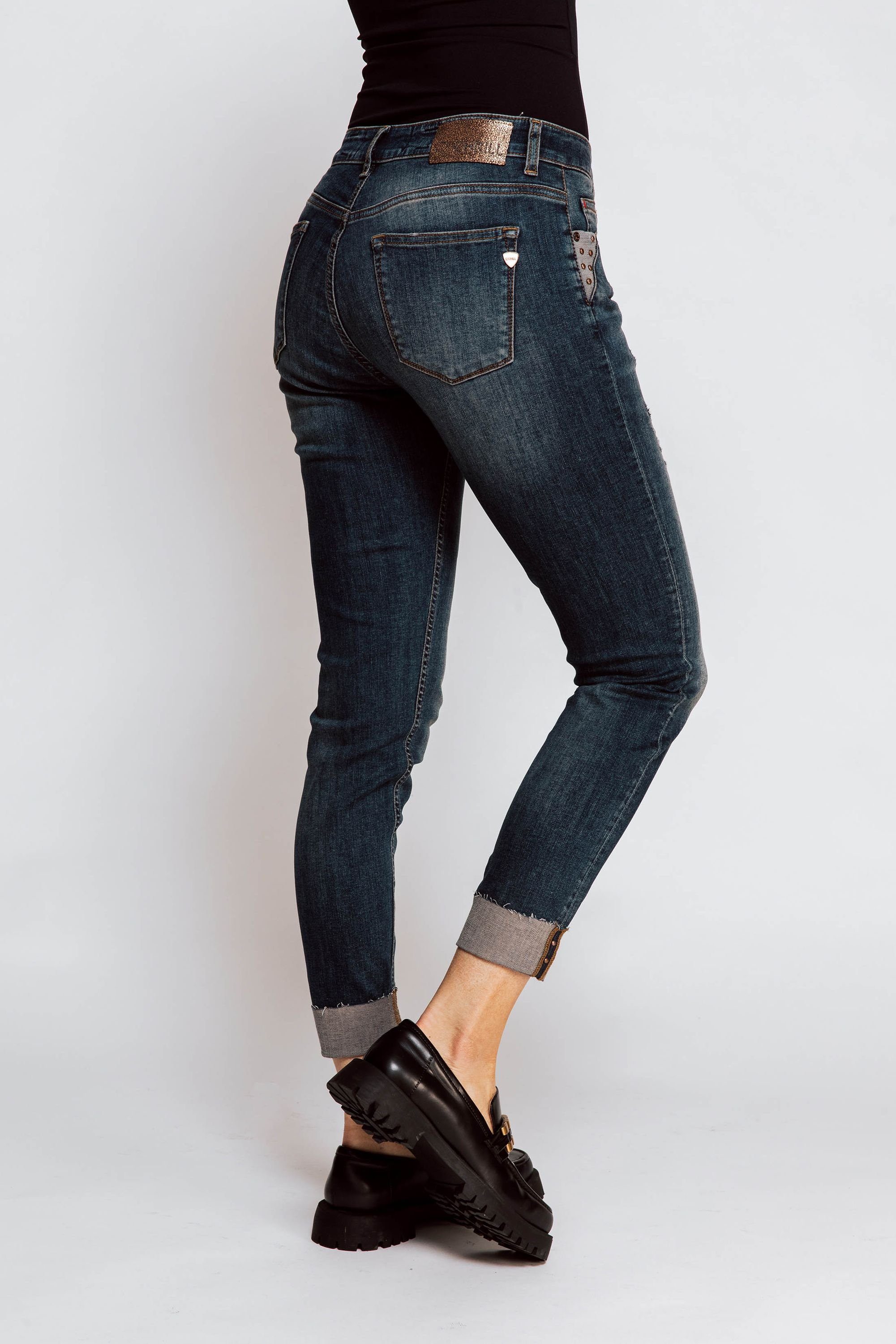 Zhrill Skinny-fit-Jeans Skinny angenehmer NOVA Blue Jeans Tragekomfort