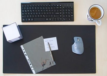 Idena Schreibtischunterlage Idena 10545 - Schreibunterlage im Computerpadformat, schwarz, ca. 34