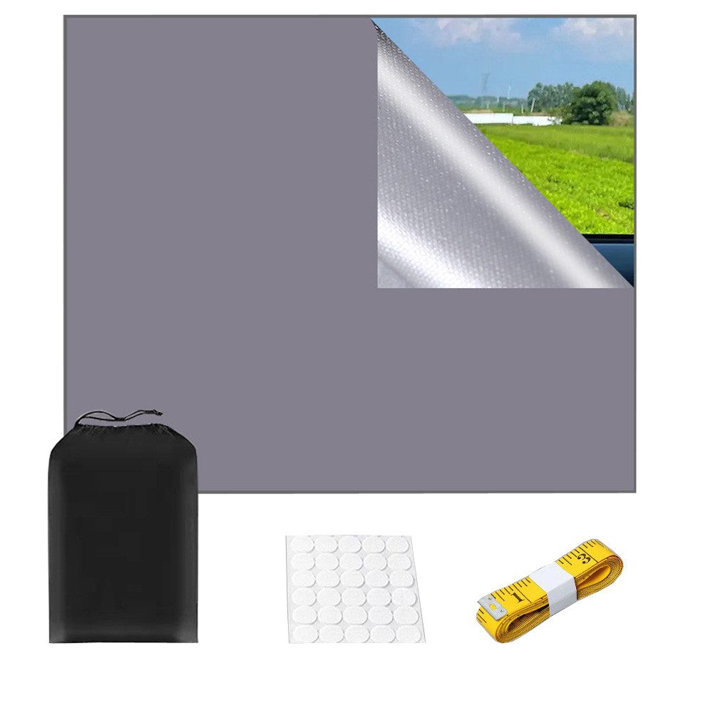 Verdunklungsrollo Ohne Bohren 420D Oxford, Fenster Verdunkelung, Tragbare Reise, Diwzbyn, Verdunkelungsrollo, 100% Verdunklungsstoff, Dachfenster Sonnenschutz