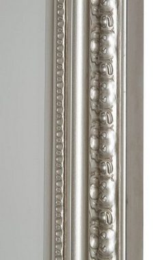 Casa Padrino Barockspiegel Barock Wandspiegel Silber 62 x H. 82 cm - Handgefertigter Spiegel im Barockstil