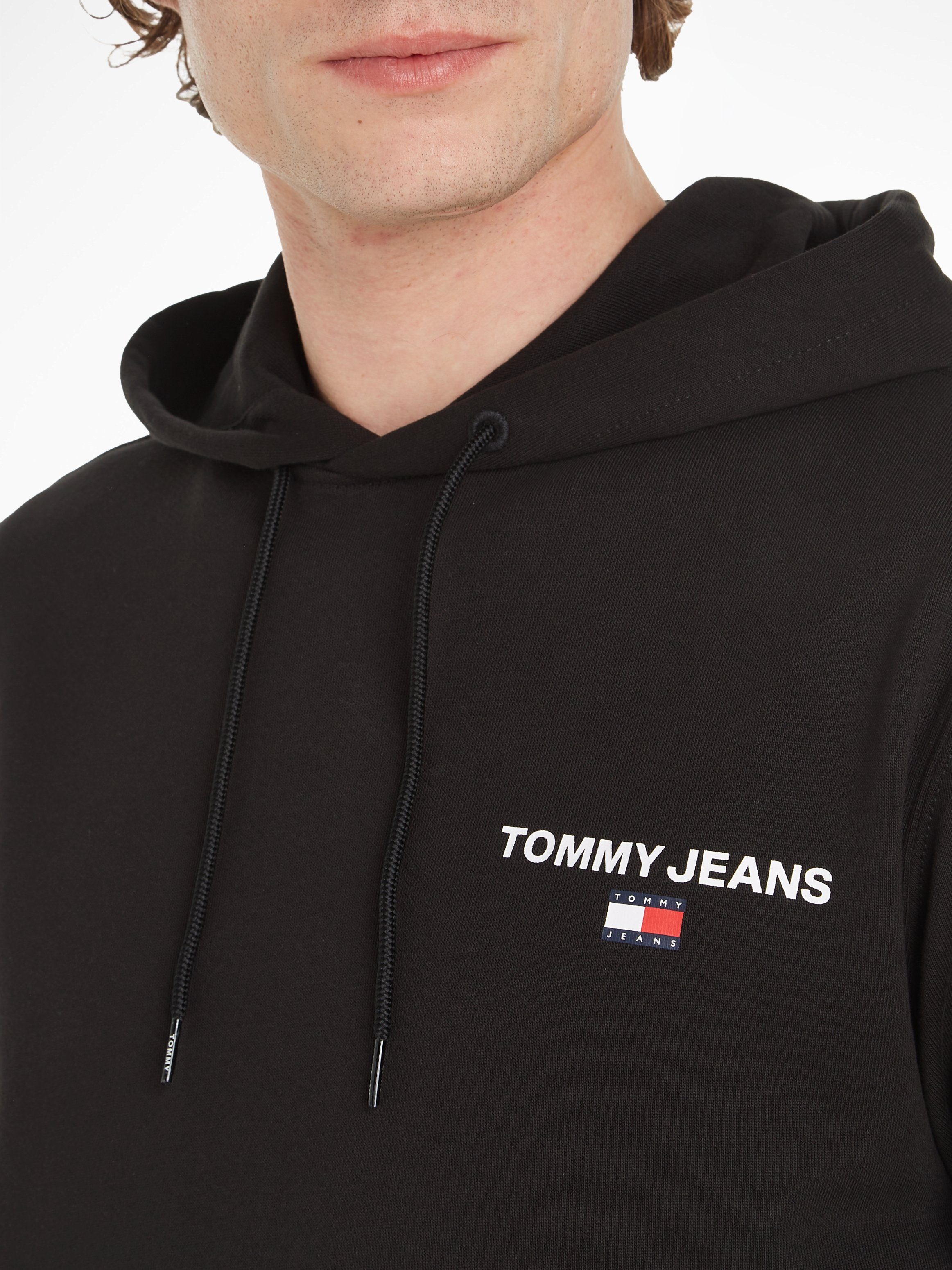 REG HOODIE ENTRY Tommy TJM Black Kapuzensweatshirt GRAPHIC Jeans