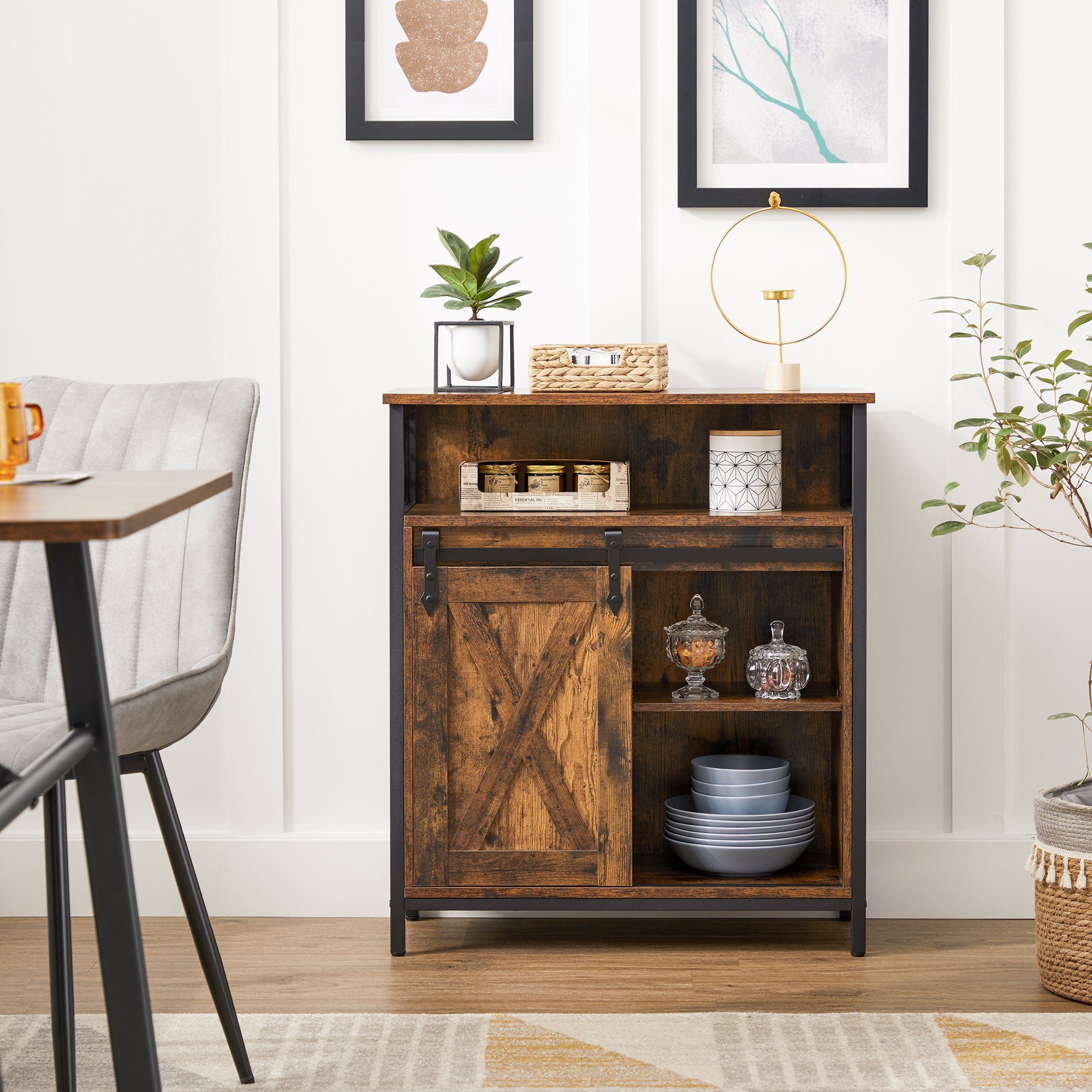 VASAGLE Sideboard Aufbewahrungsschrank, 70 x 30 günstig online kaufen