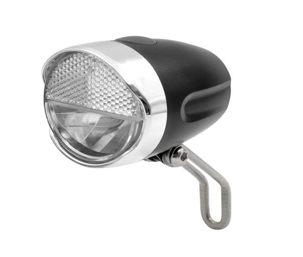 emeco Fahrrad-Frontlicht Fahrrad LED Fahrradlampe Frontleuchte mit StVZO 30 Lux Batterien