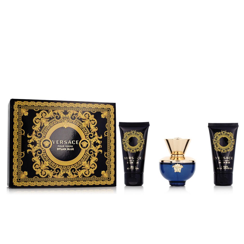 Duft-Set Pour Femme Dylan Blue EDP 50 ml + SG 50 ml + BL 50 ml