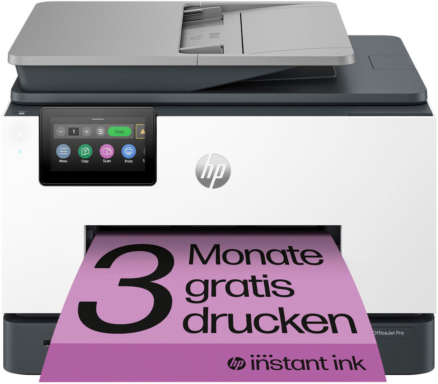 HP OfficeJet Pro 9132e Multifunktionsdrucker, (Bluetooth, LAN (Ethernet), WLAN (Wi-Fi), Wi-Fi Direct, 3 Monate gratis Drucken mit HP Instant Ink inklusive)