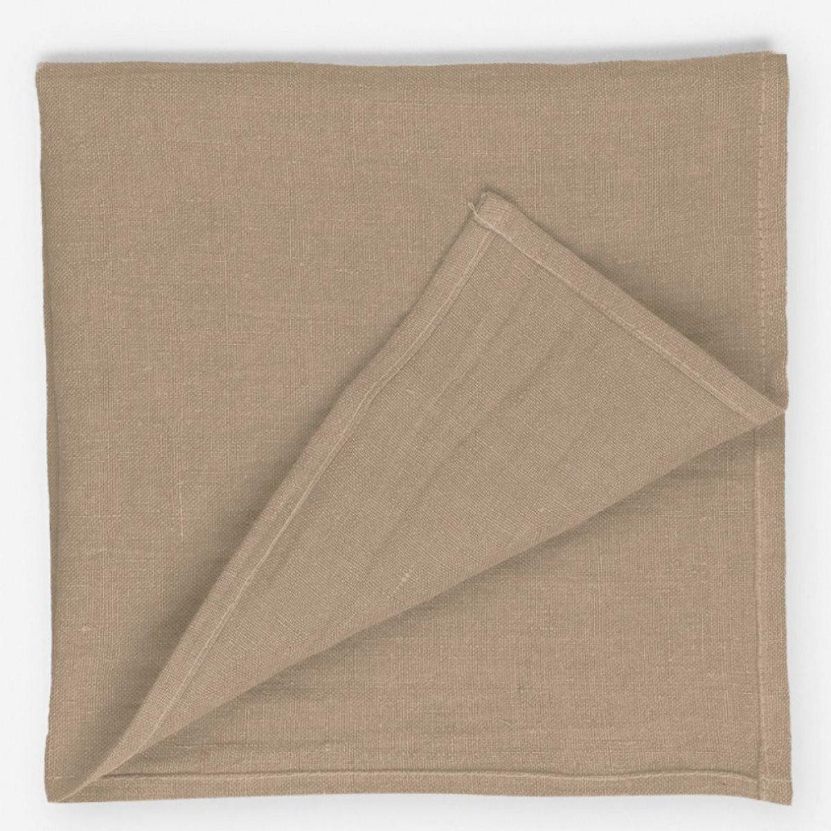PAD Stoffserviette Proflax Serviette Leinen Light Brown (40x40cm)