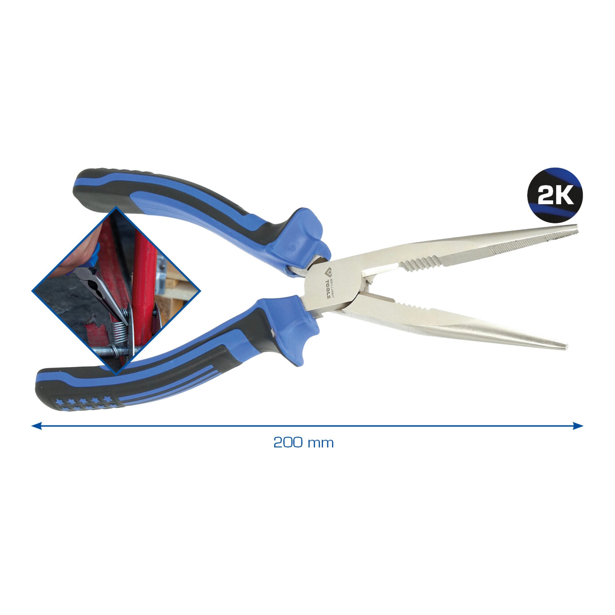 Brilliant Tools Zangenset Brilliant Tools Spitzzange