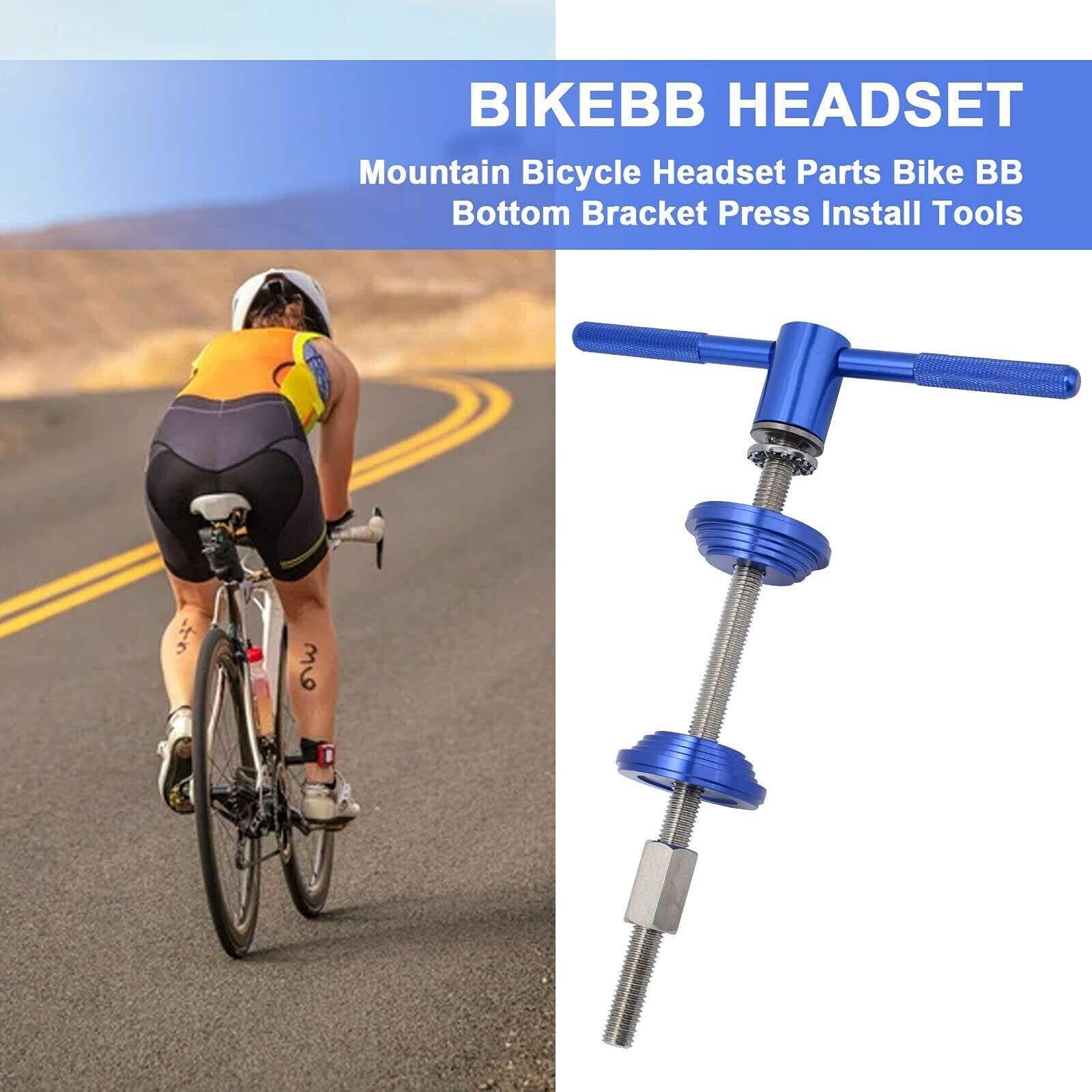 Youyijia Fahrrad-Kartenhalter Fahrrad Einpresswerkzeug Innenlager Presswerkzeug Steuersatz