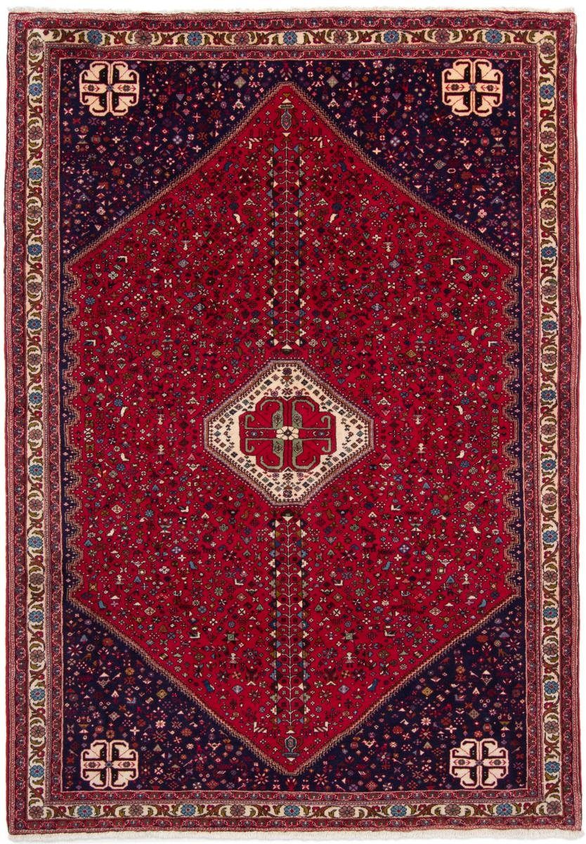 Orientteppich Abadeh 199x293 Handgeknüpfter Orientteppich / Perserteppich, Nain Trading, rechteckig, Höhe: 8 mm