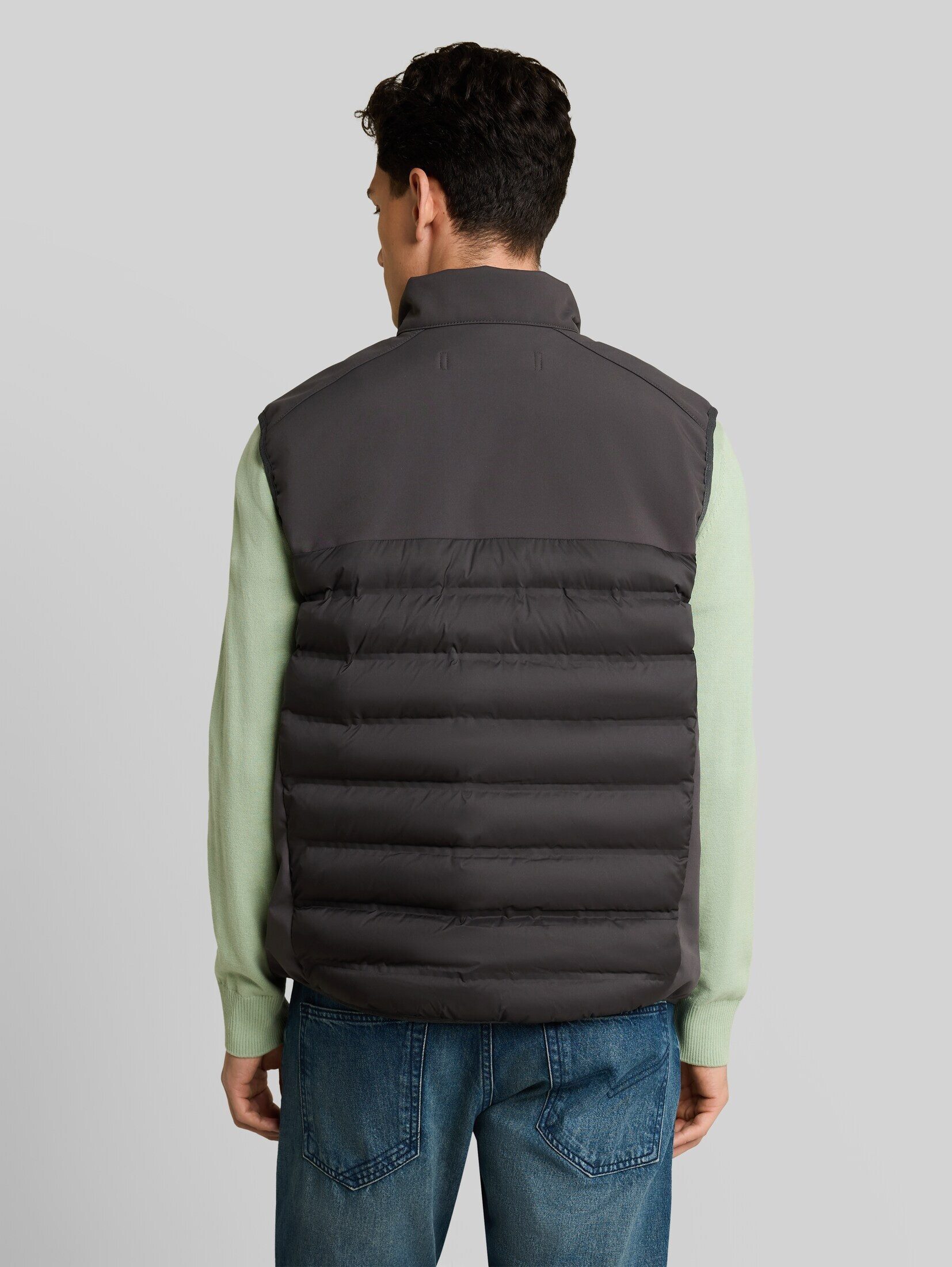 TOM TAILOR Denim Steppweste Jacken Relaxed Fit Hybrid Steppweste