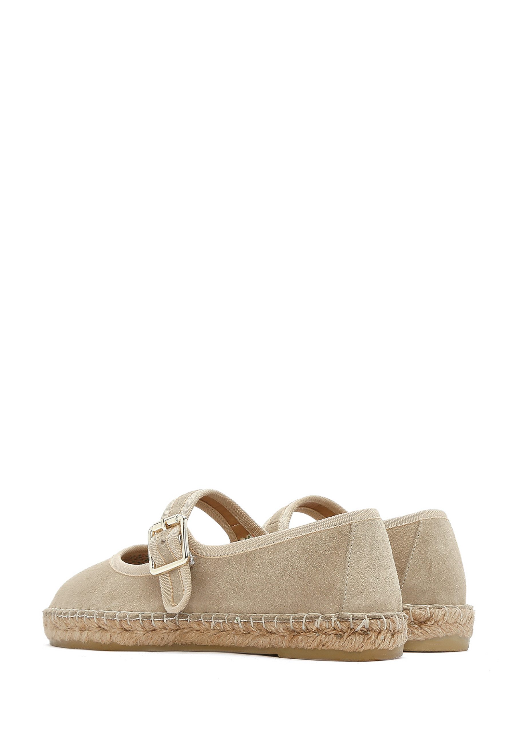 Derimod Espadrilles aus Wildlederimitat Lederfutter, Absatz 2 cm