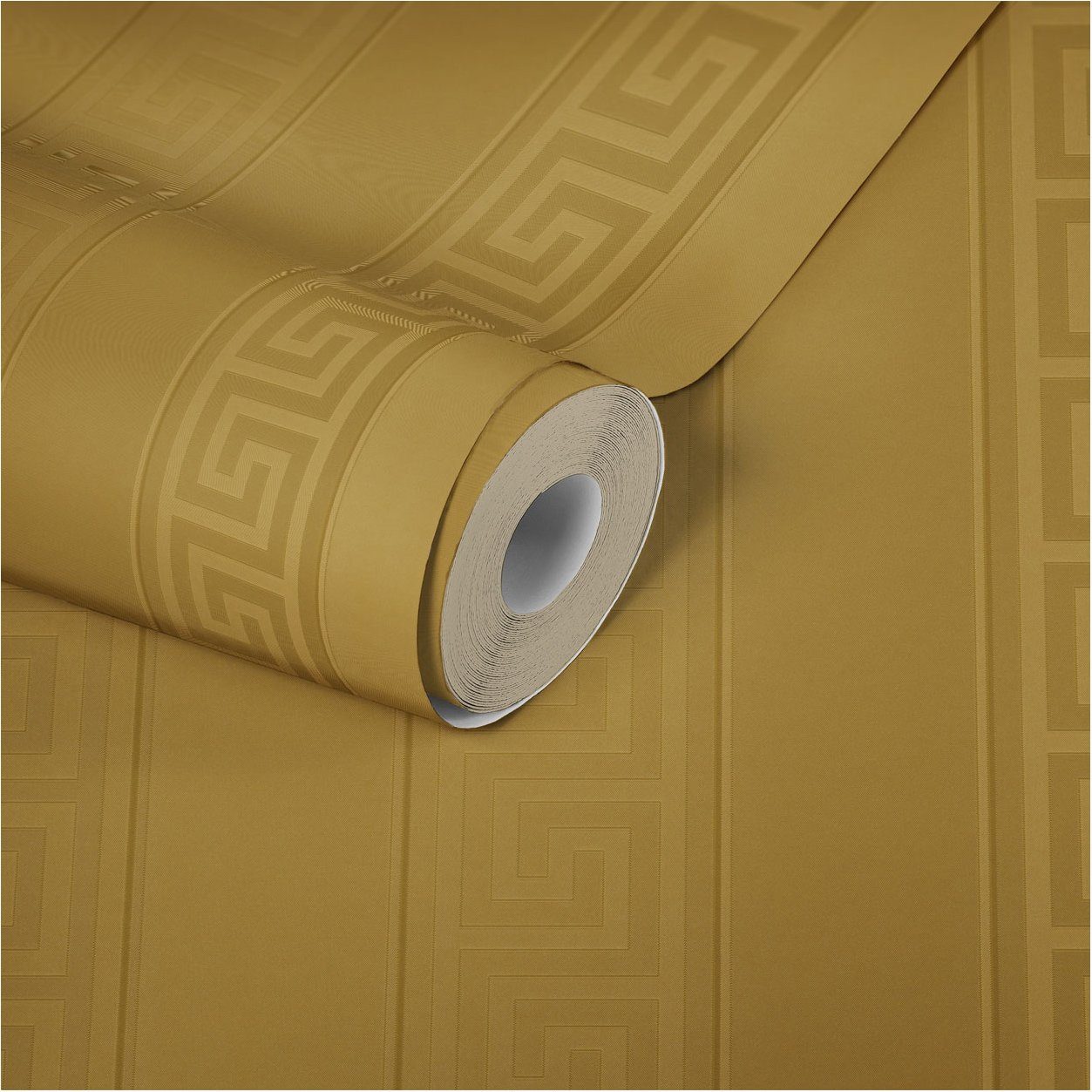A.S. Création Vinyltapete, Versace Home Streifentapete Gold 935242 Luxus Vlies Designertapete