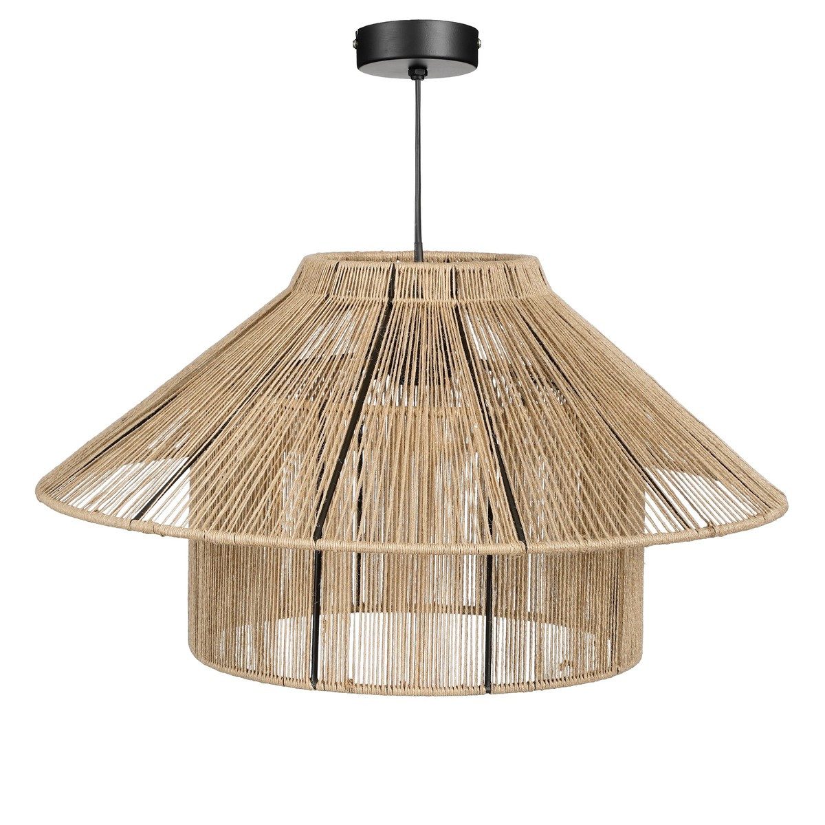 Mica Decorations Pendelleuchte Mica Decorations Elsa Deckenlampe h.braun 40W-E27 - h28xd50cm