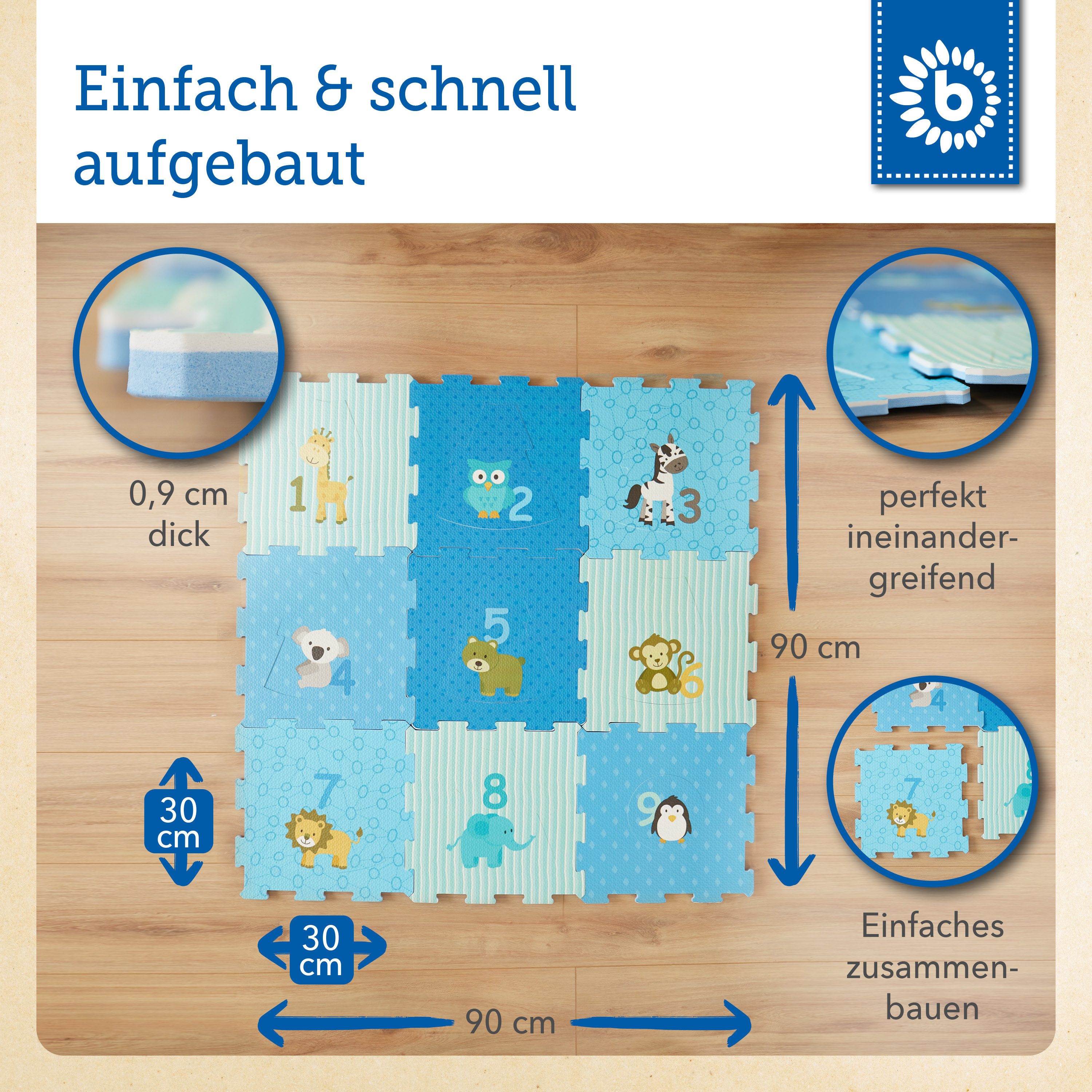 BIECO Steckpuzzle, Puzzleteile