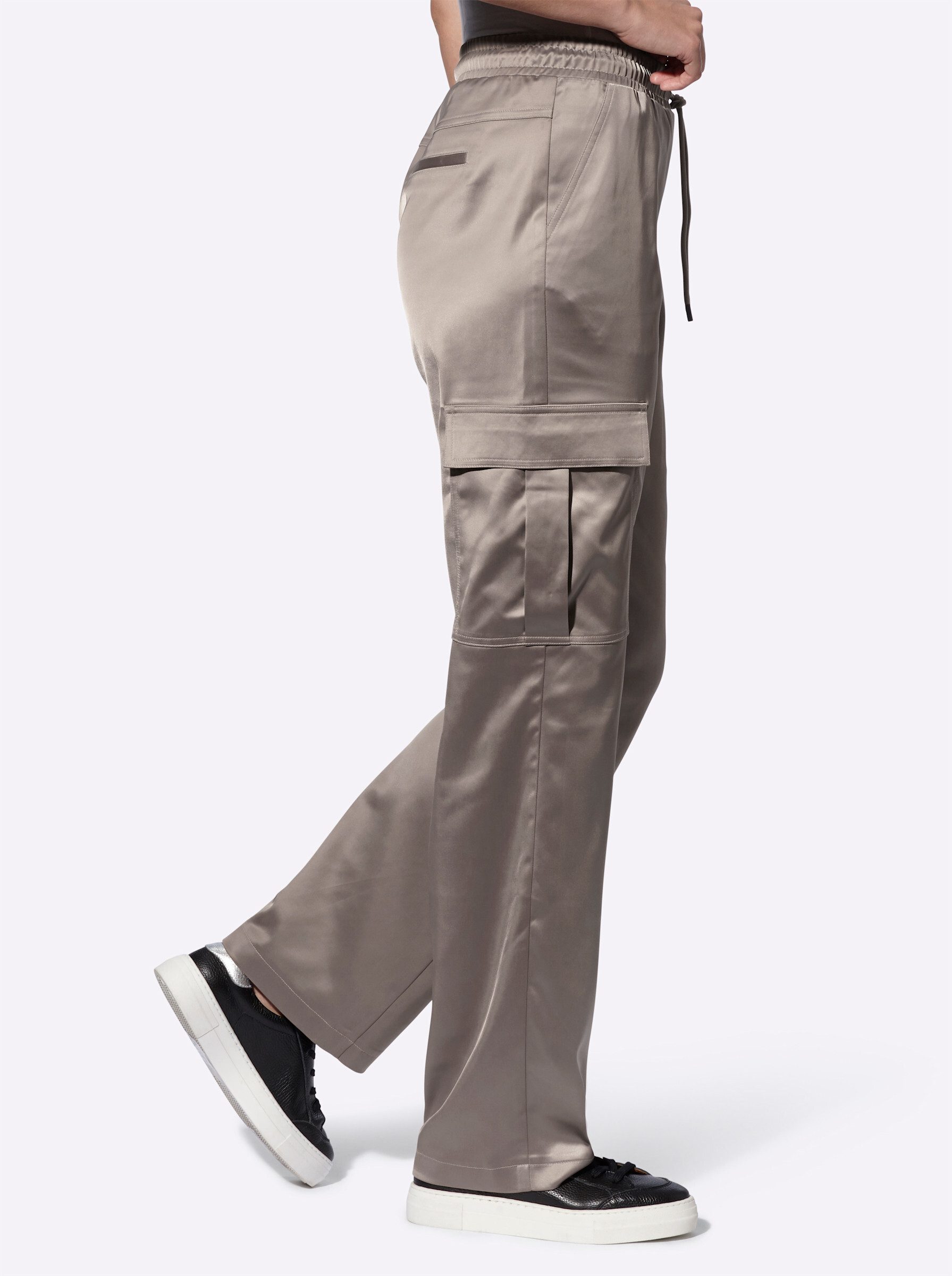 heine Jerseyhose Cargohose Innenbeinlänge ca. 79 günstig online kaufen