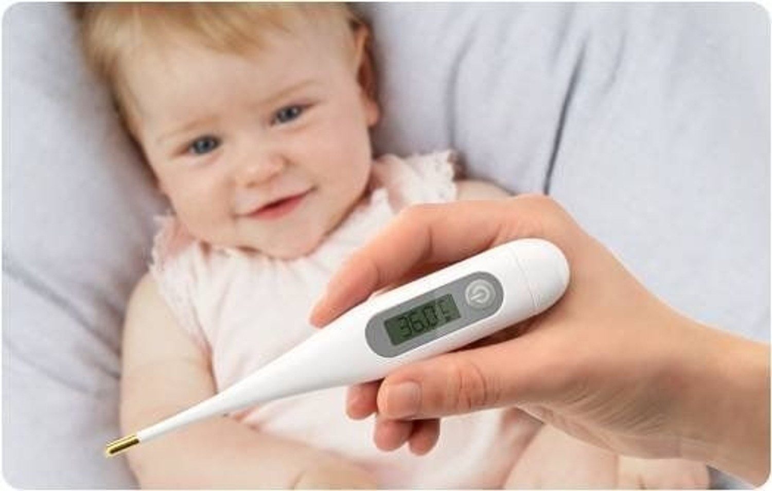 Reer Fieberthermometer Digitales Fieberthermometer mit goldener Messspitze, 1-tlg.