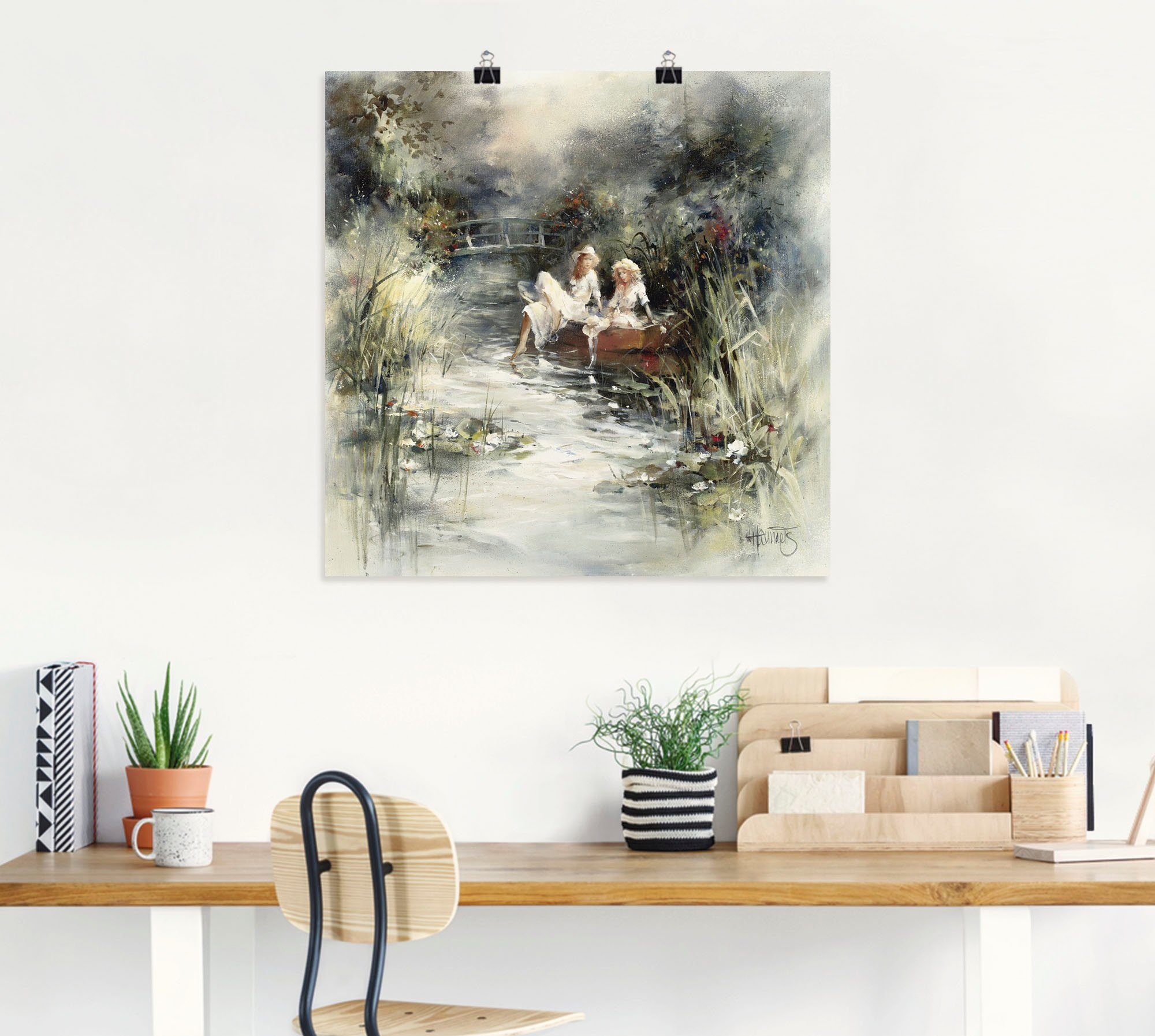 Artland Wandbild Frühlingsschein, Frau (1 St), günstig online kaufen