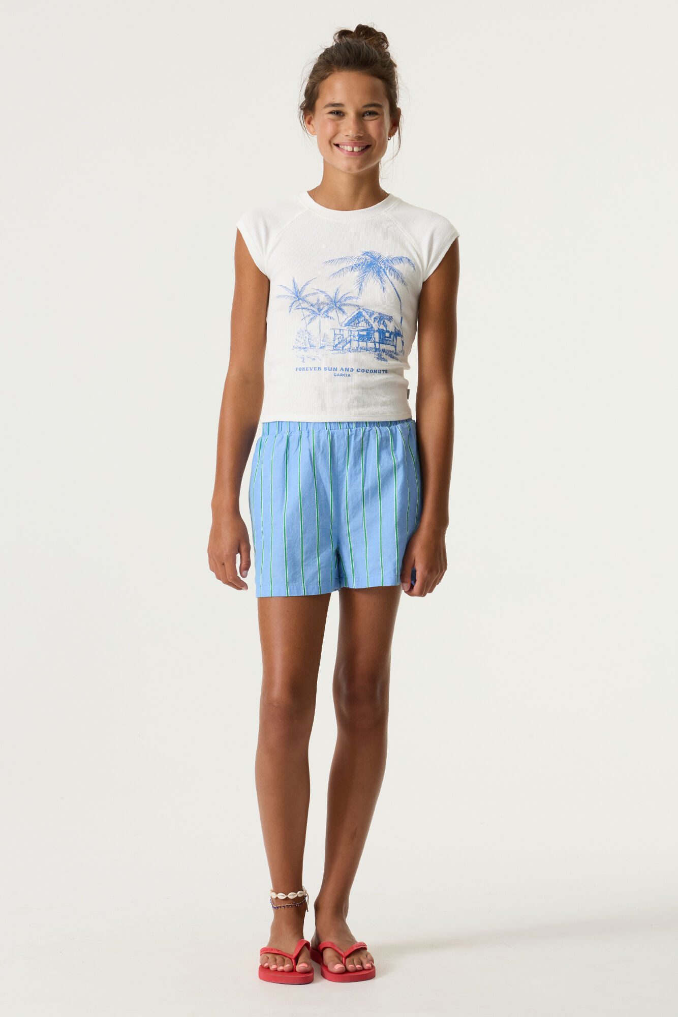 Garcia Bermudas mit Logo Stickerei for GIRLS – Bild 2 von 5