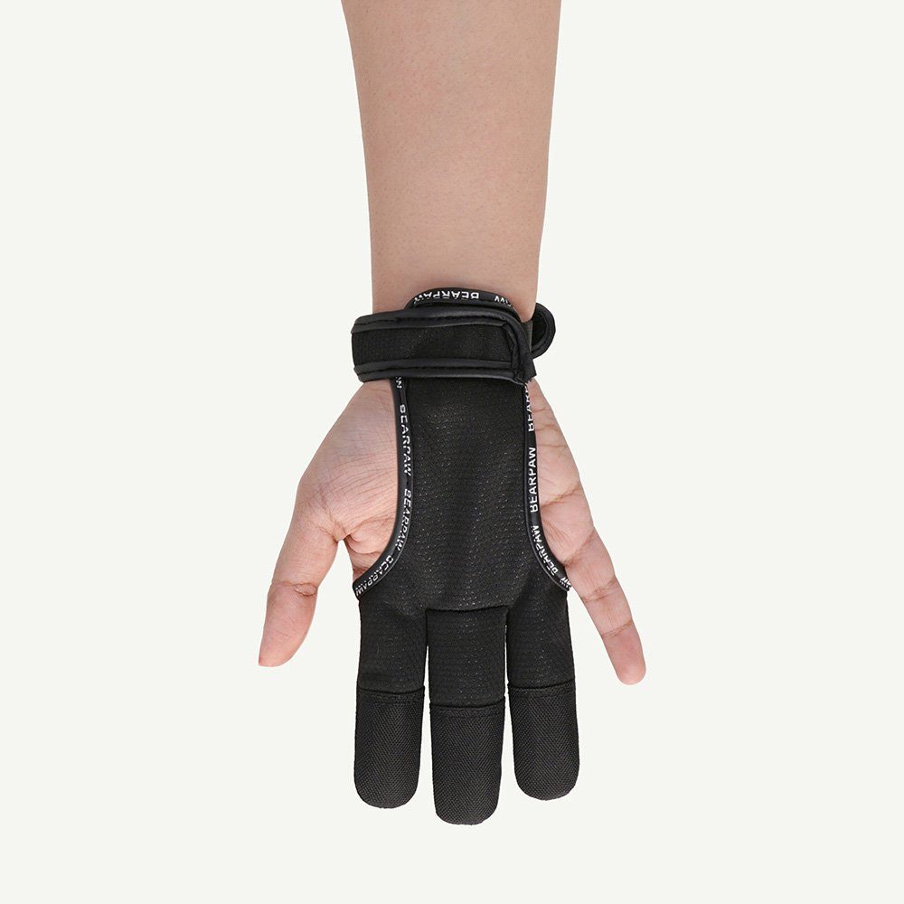 Bogenhandschuh PRODUCTS Schießhandschuh BEARPAW Schwarz Dynamic