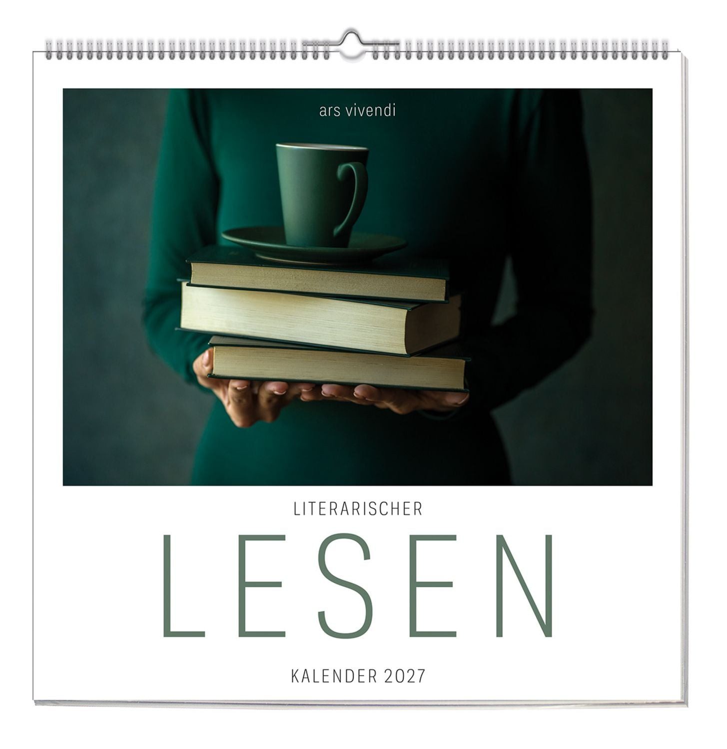 ars vivendi Wandkalender Literarischer Lesen Kalender 2027