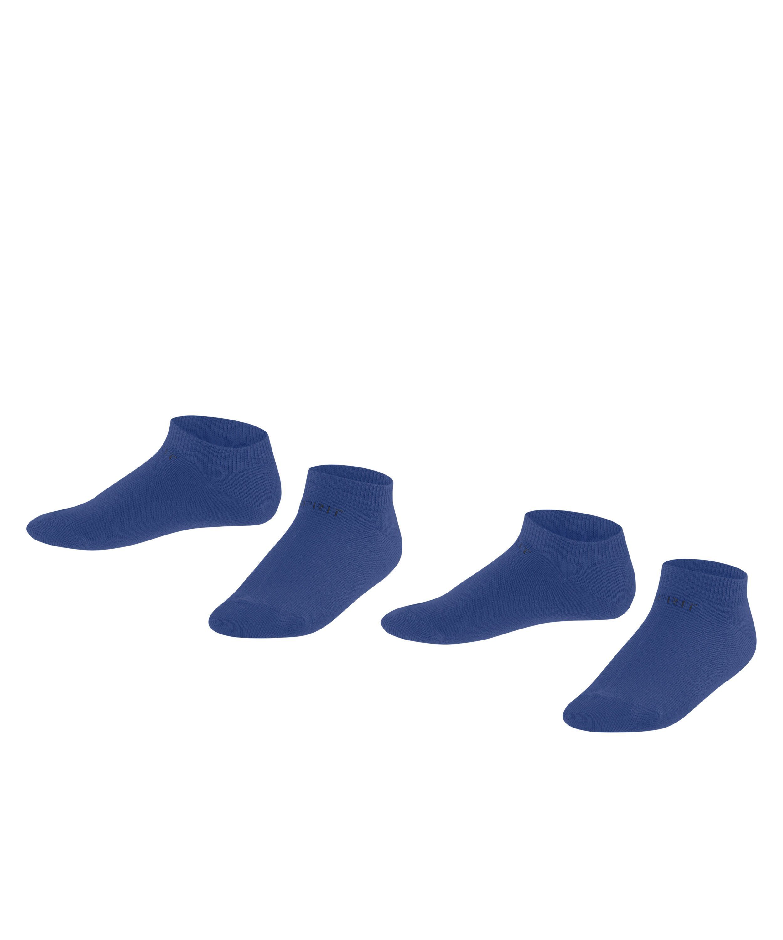 Esprit Sneakersocken Foot Logo 2-Pack aus blue deep weichem (6046) (2-Paar) Baumwollmix