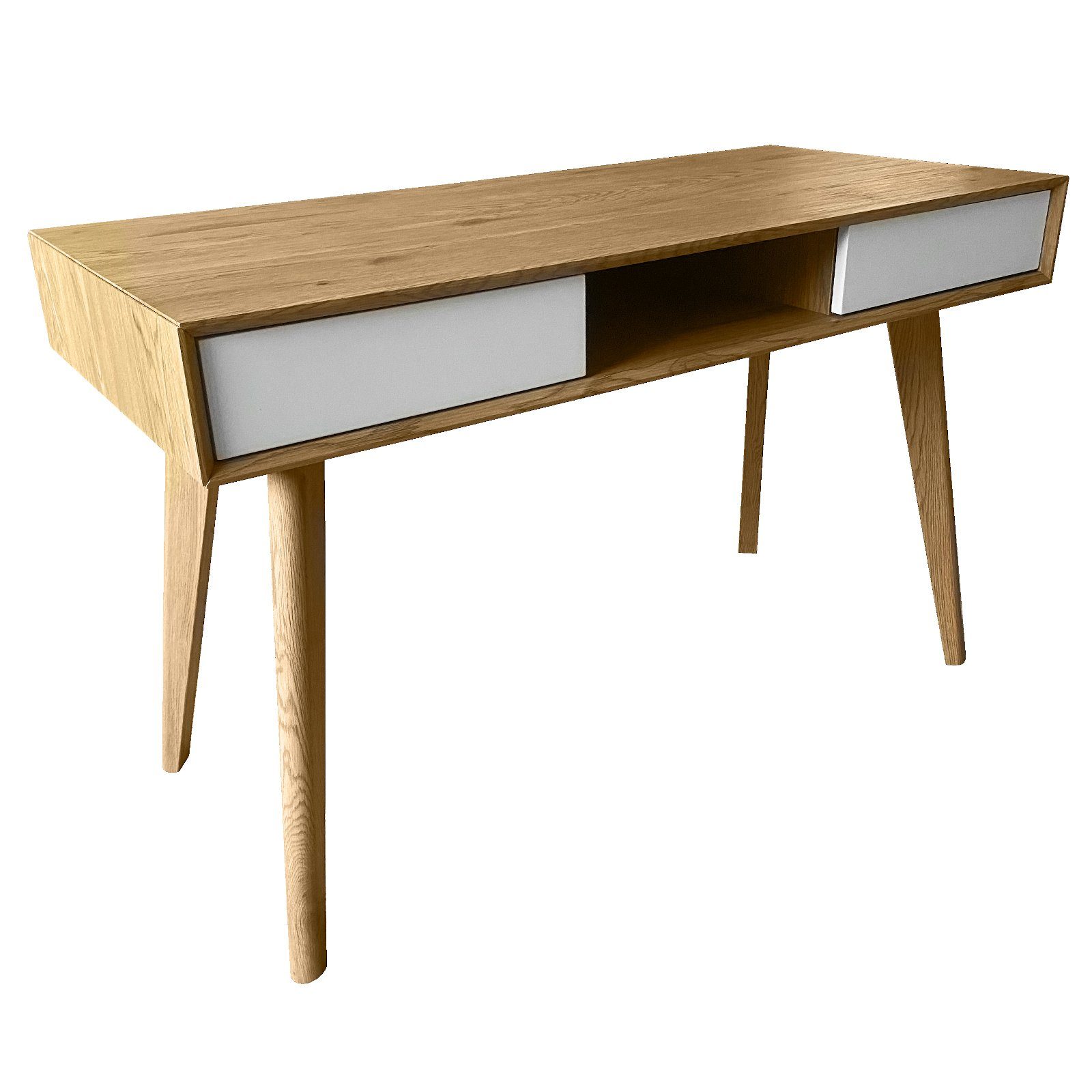 SVITA Schreibtisch RETRO (1-St), Eichenholz-Optik, mit günstig online kaufen